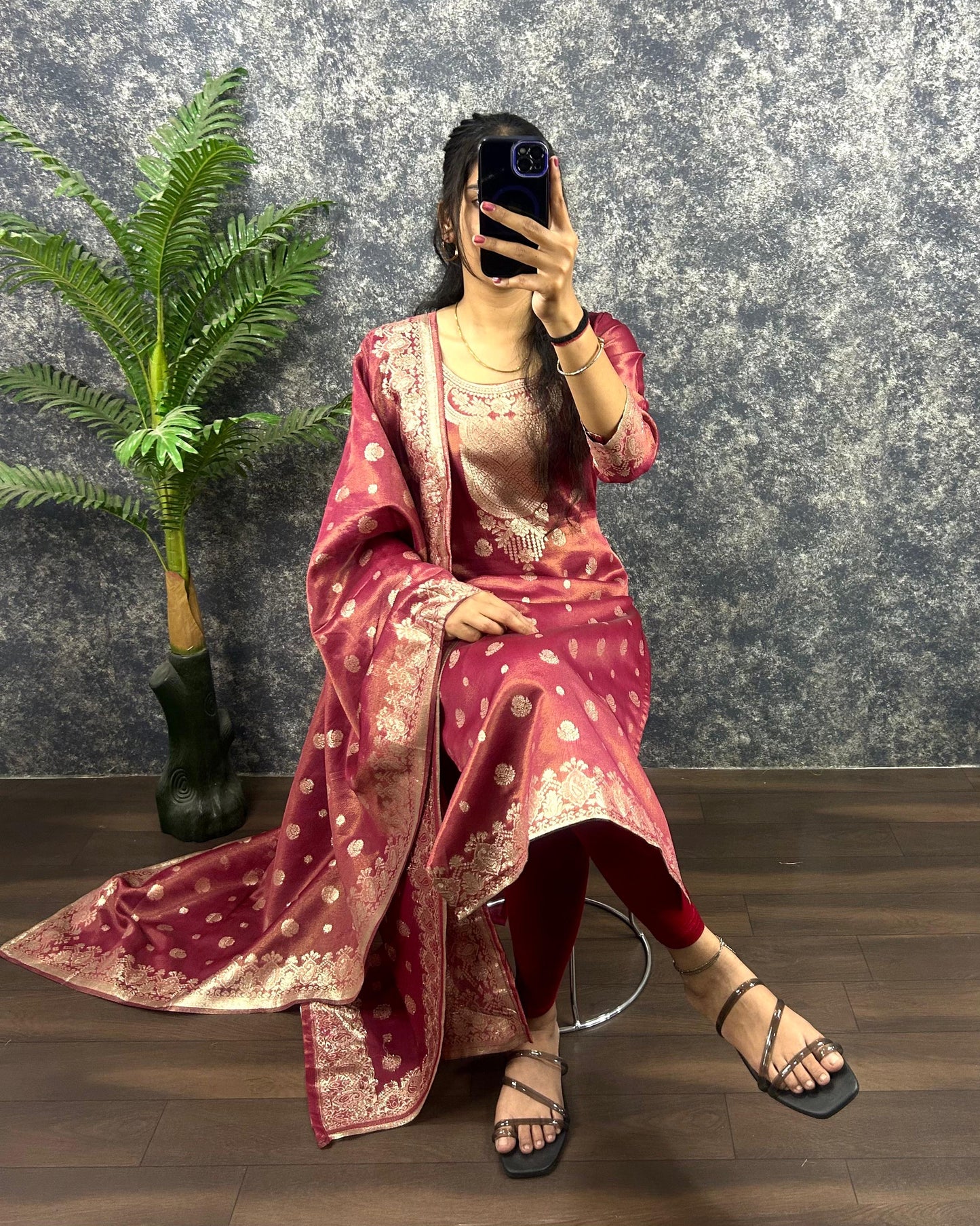 Pongal special Kurti set