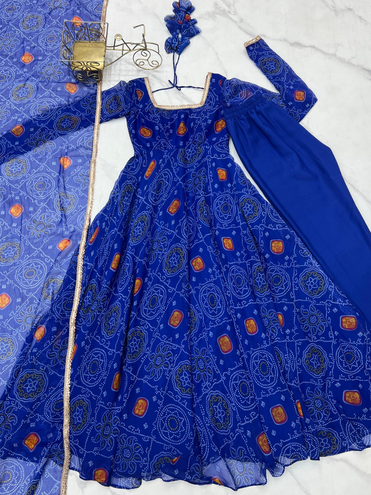 Full long frocks/ gowns chiffon