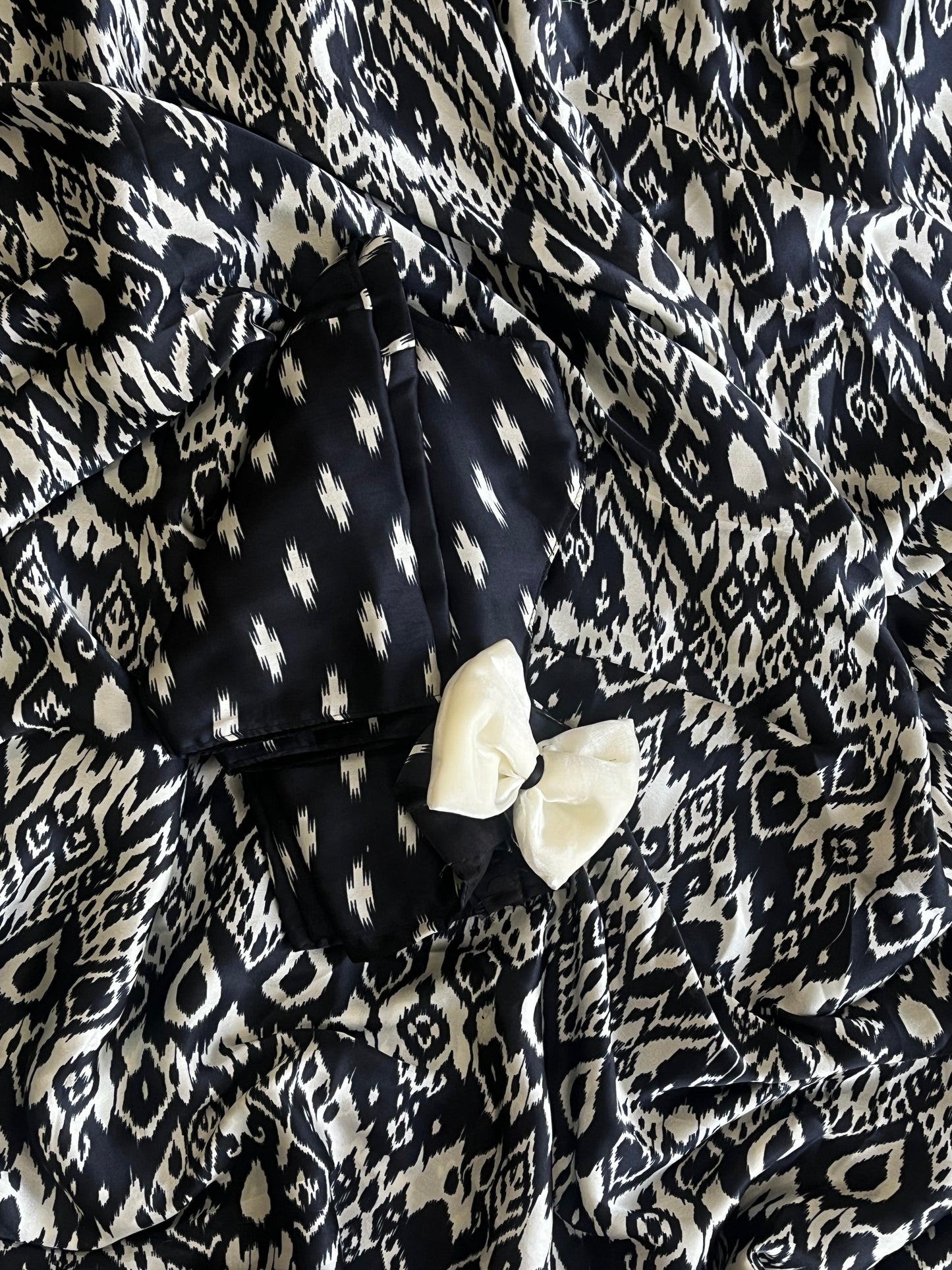 Satin Silk Stitched Blouse