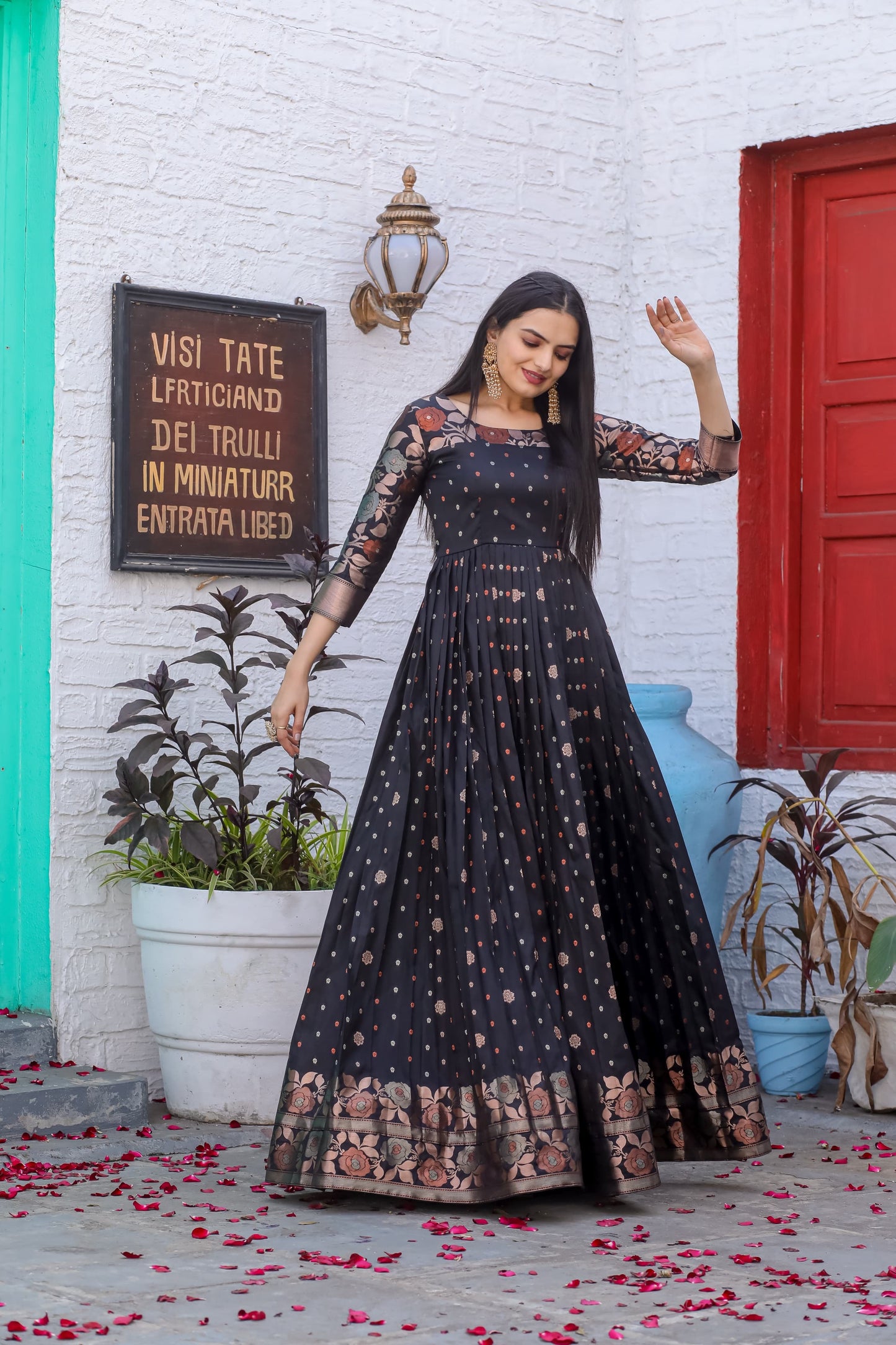 Latest Soft silk Gowns