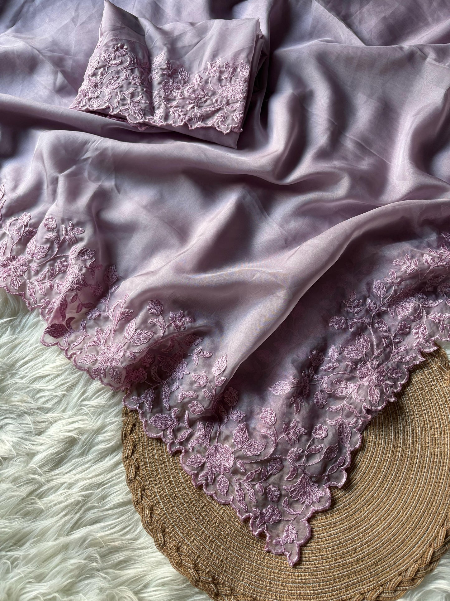 Embroidery Organza Classy Sarees