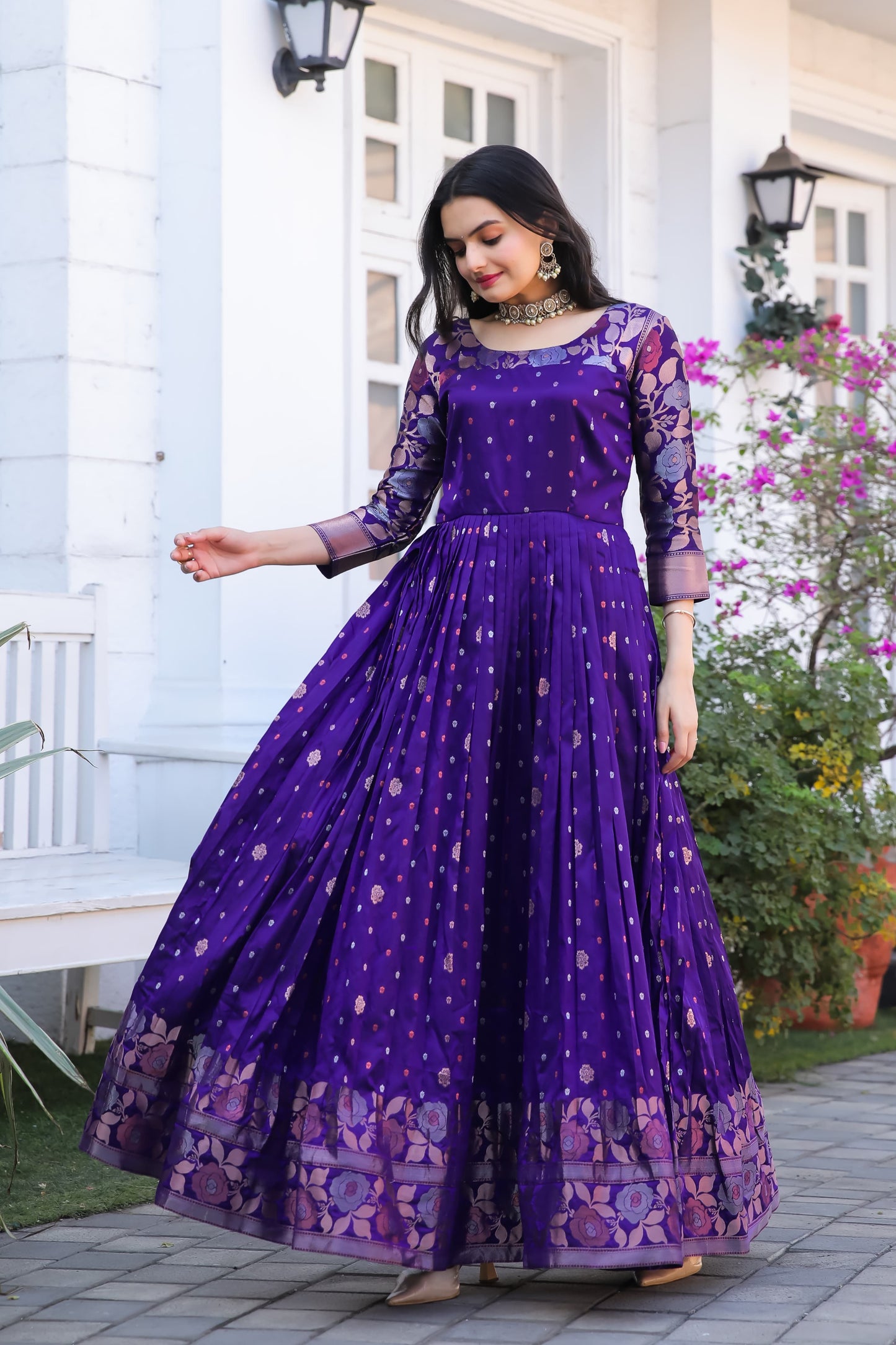 Latest Soft silk Gowns