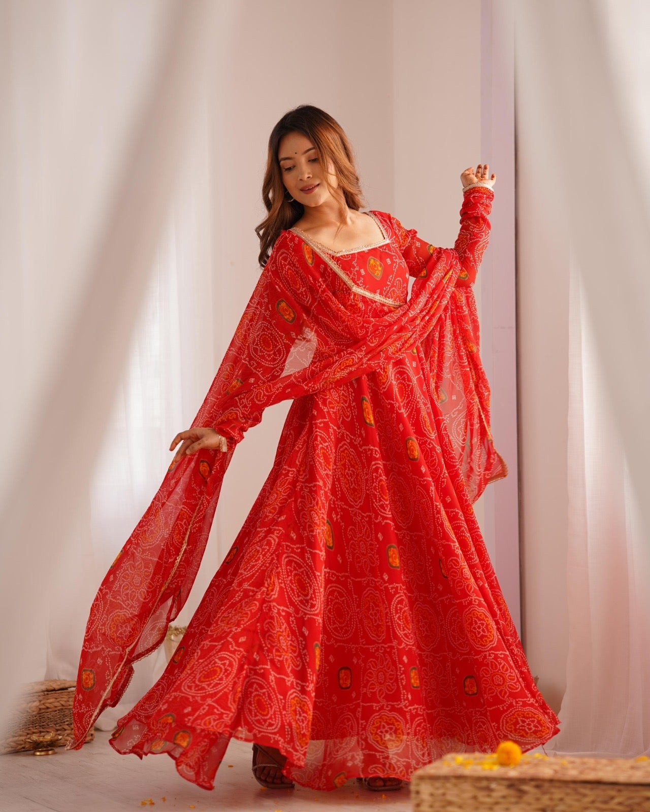 Full long frocks/ gowns chiffon