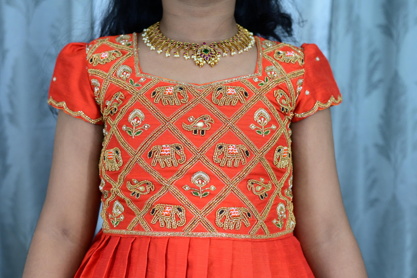 Poosa & Bead Maggam Work, Kids Sets