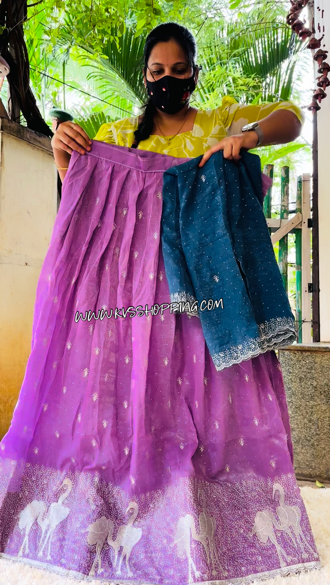 Unicorn sparrow pastel Lehenga Sets