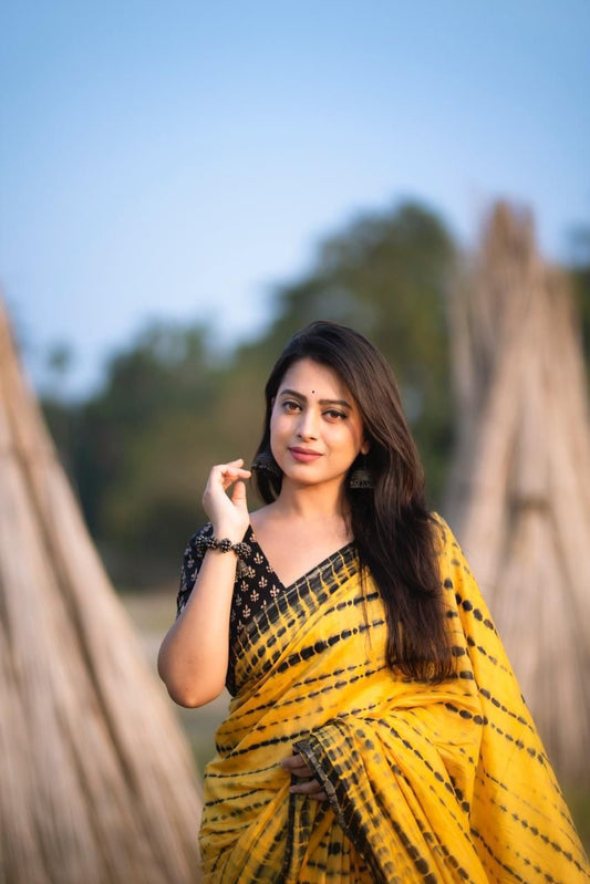 Pure Chanderi Cotton Trendy Saree