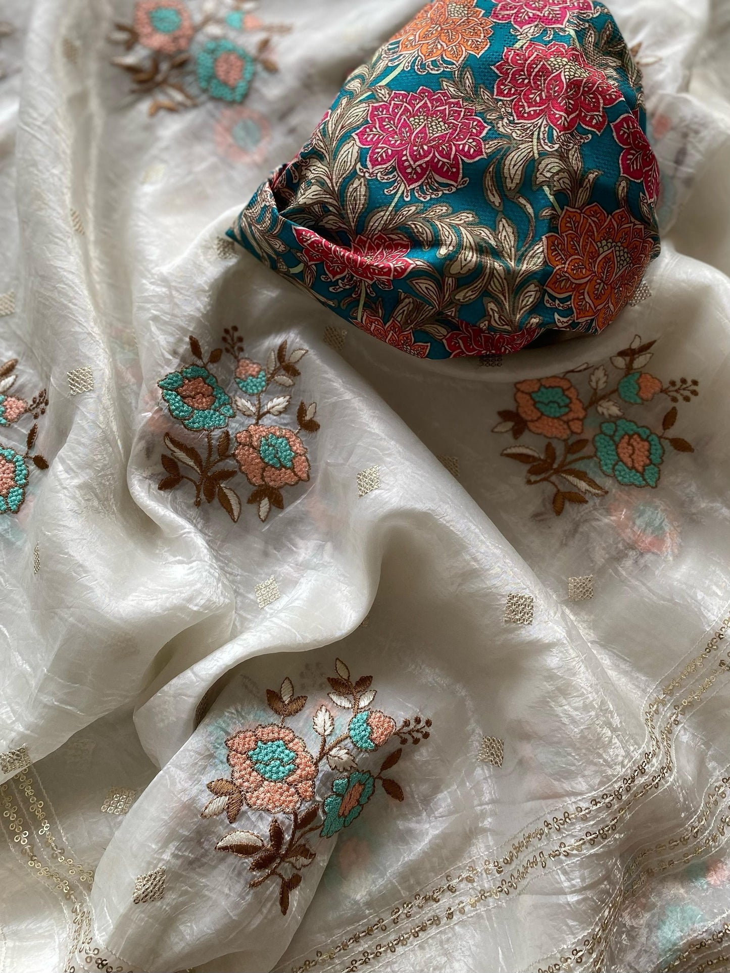 Crush Organza Luxe Saree