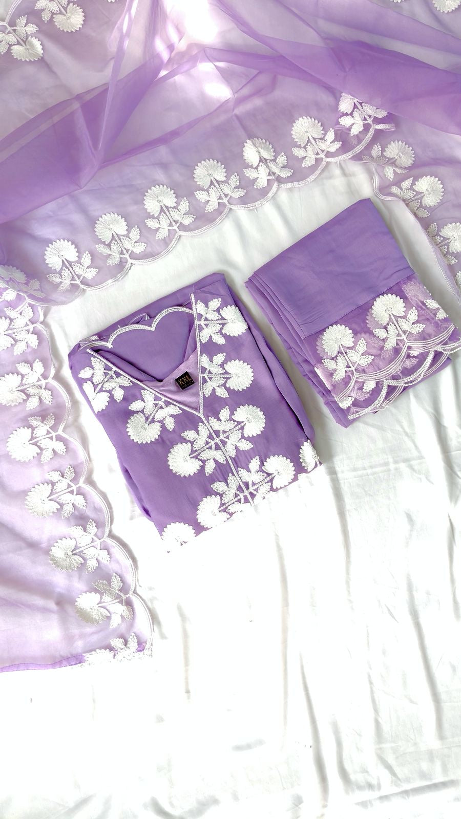 Summer special embroidery kurtis sets