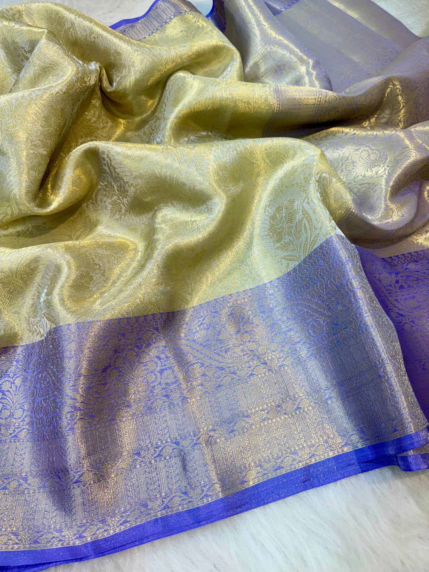 Banarasi Pastel soft tissue sarees