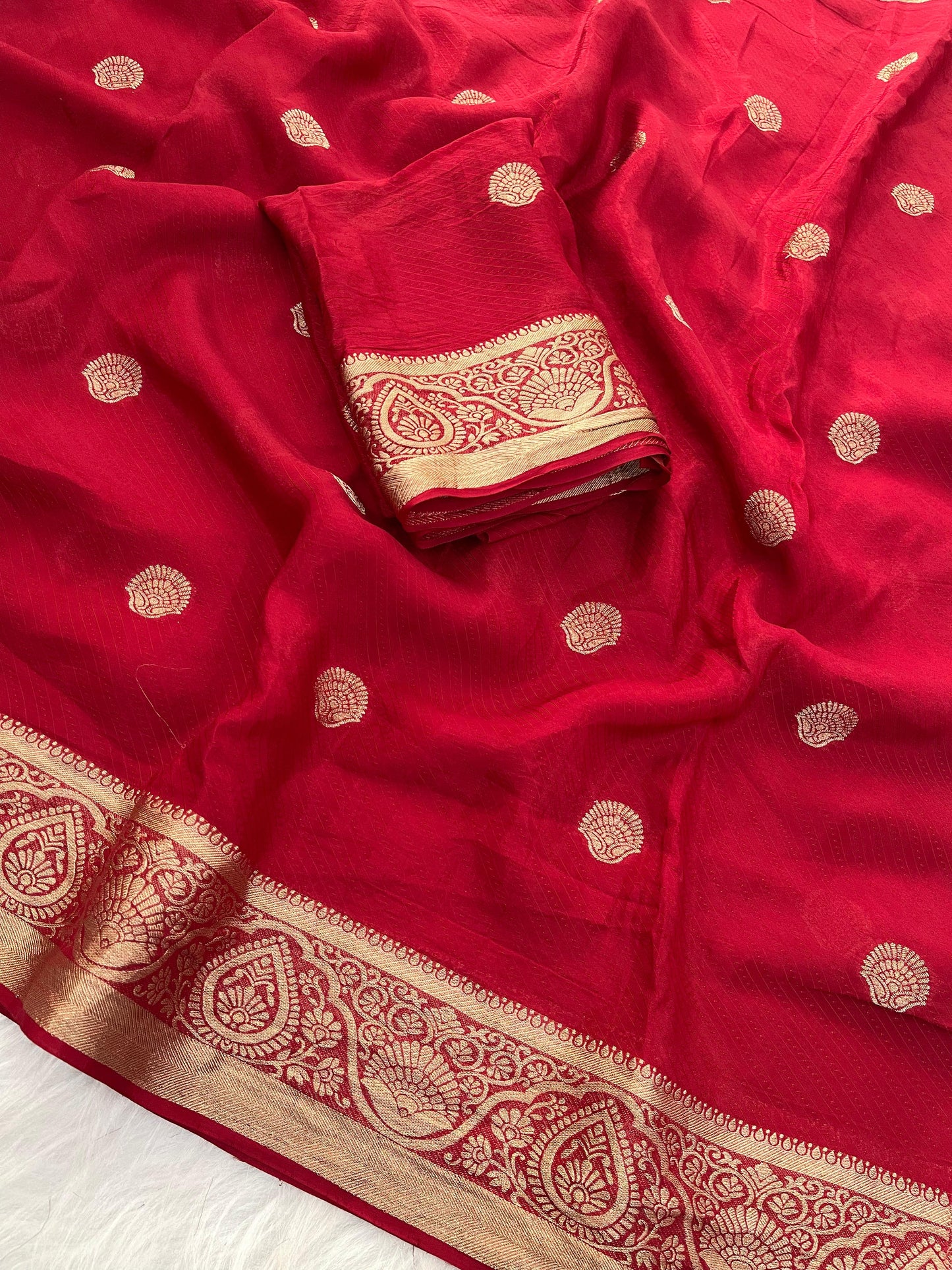 Viscose Crepe Budget Silk Sarees