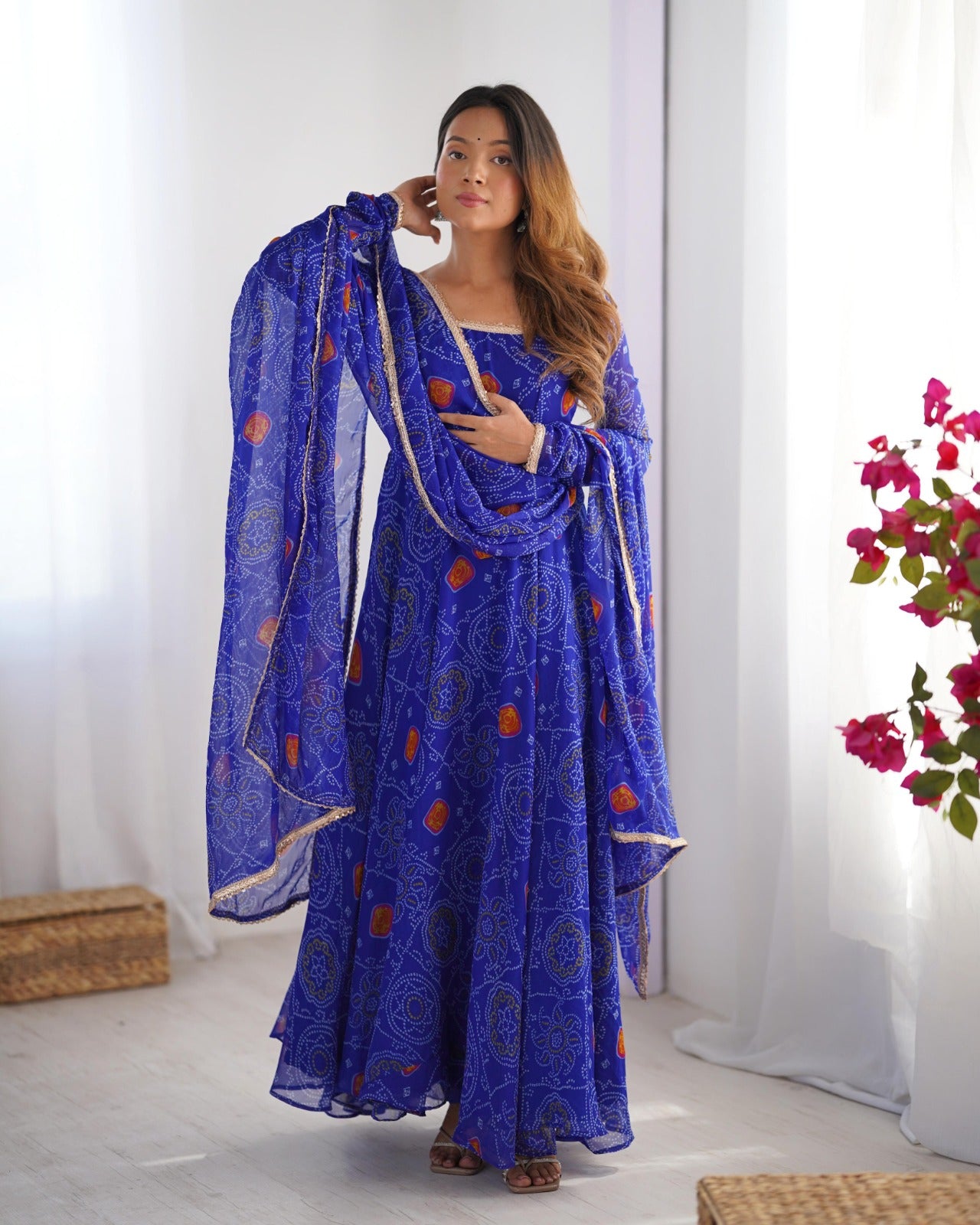 Full long frocks/ gowns chiffon