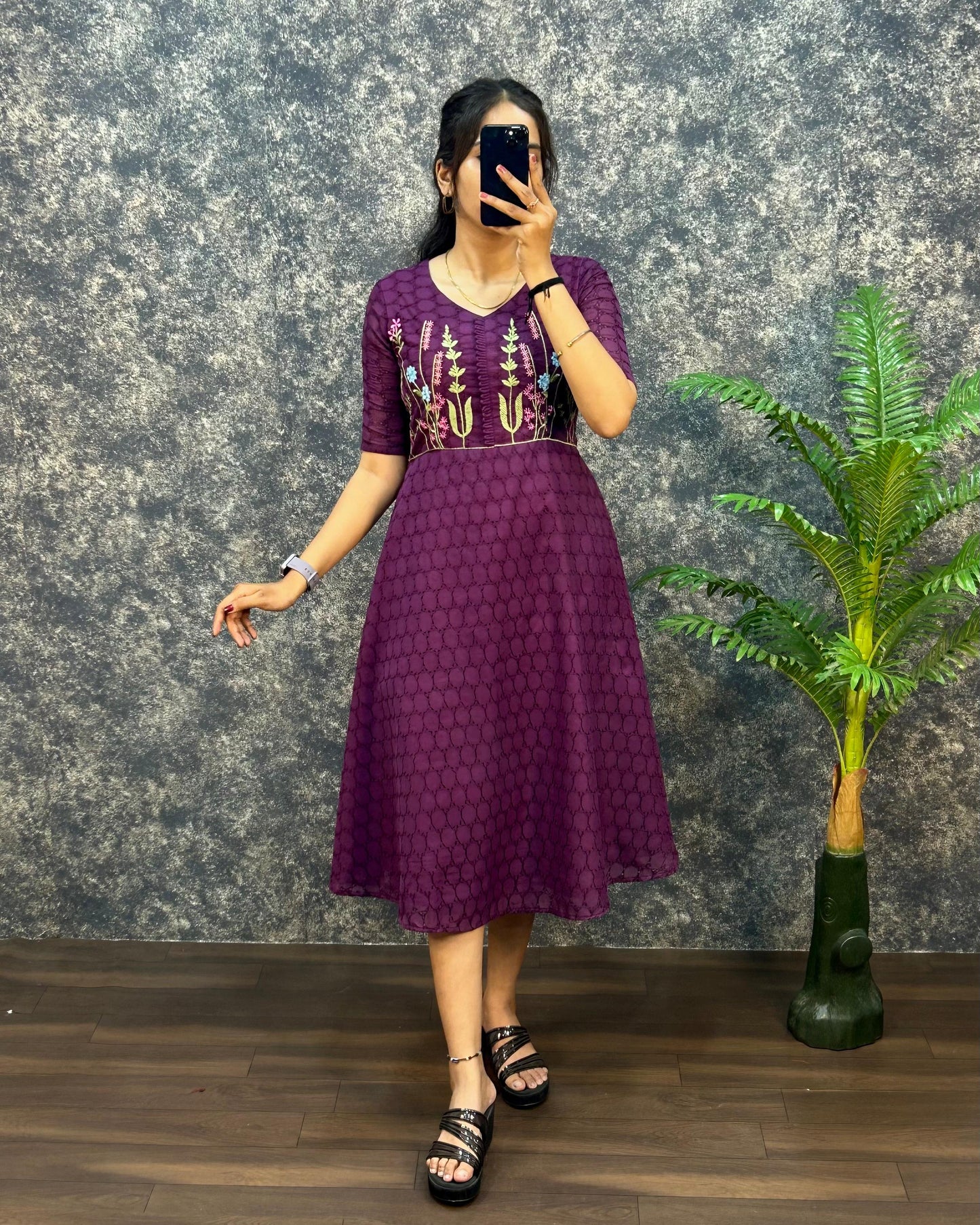 Hakoba embroidery gowns