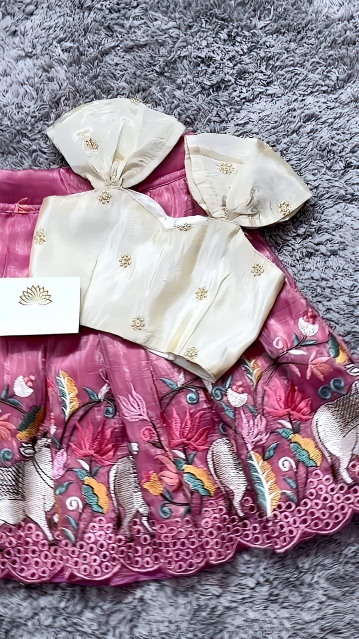 Kids fendy Lehenga sets