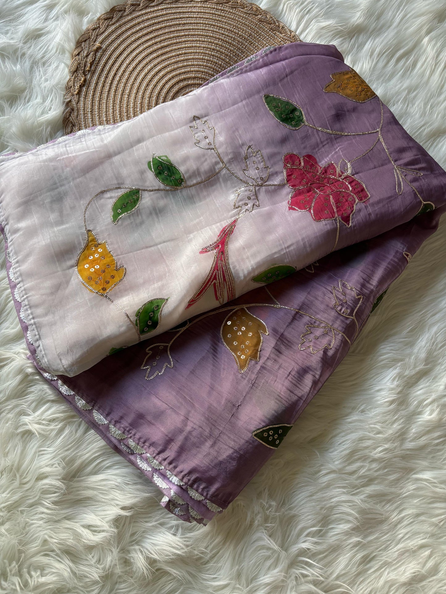 Desginer wear luxe sarees with new work concept