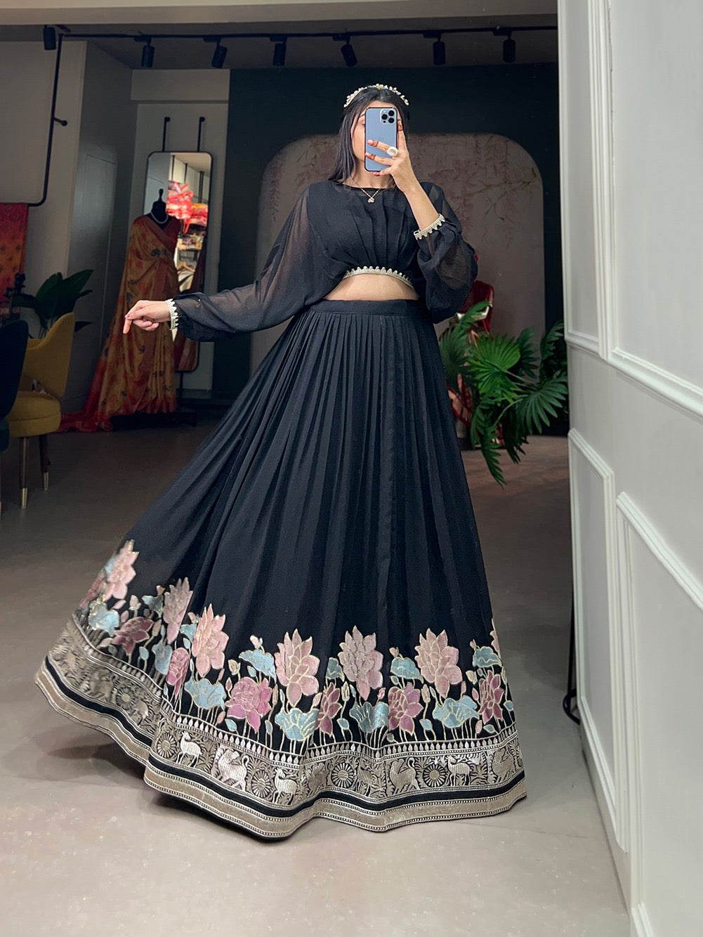 Barbie Girl Floral Look Lehenga /Co-ord set 🎶