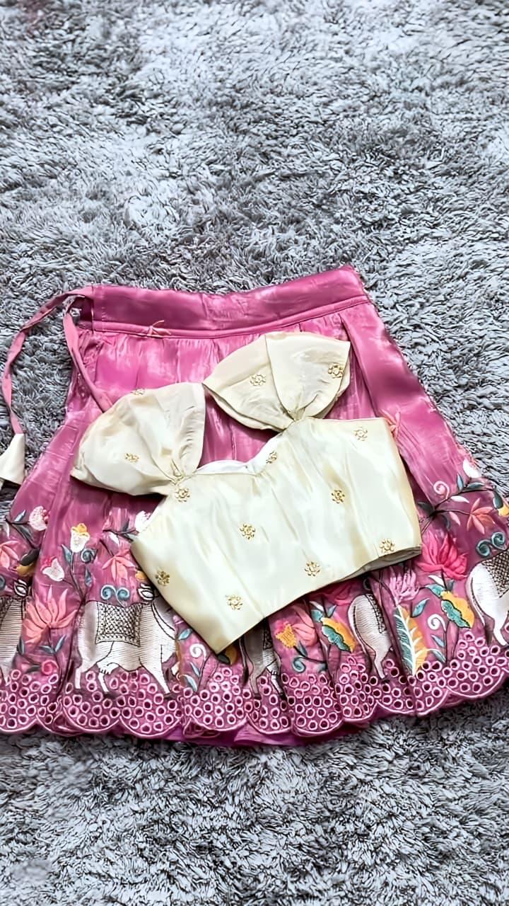 Kids fendy Lehenga sets