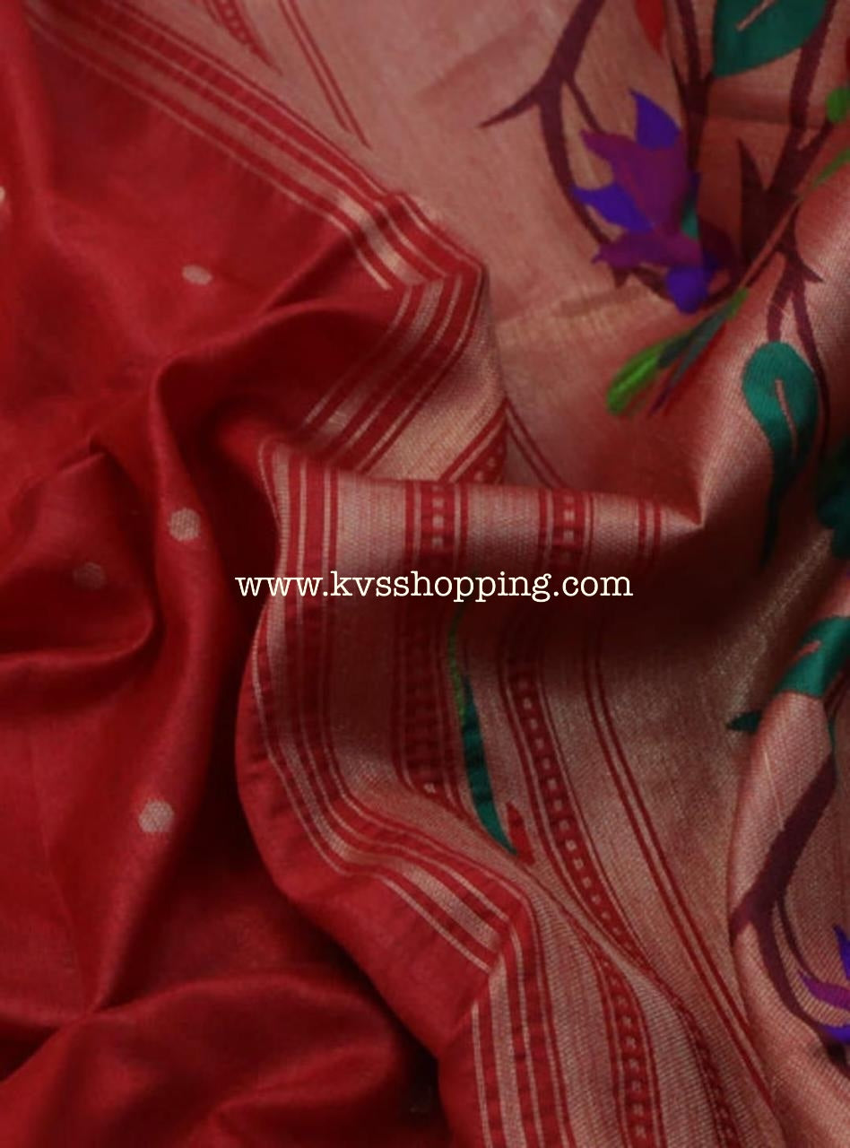 Meena Paithani Traditional Muniya sarees Classic (Celebrate inspired)