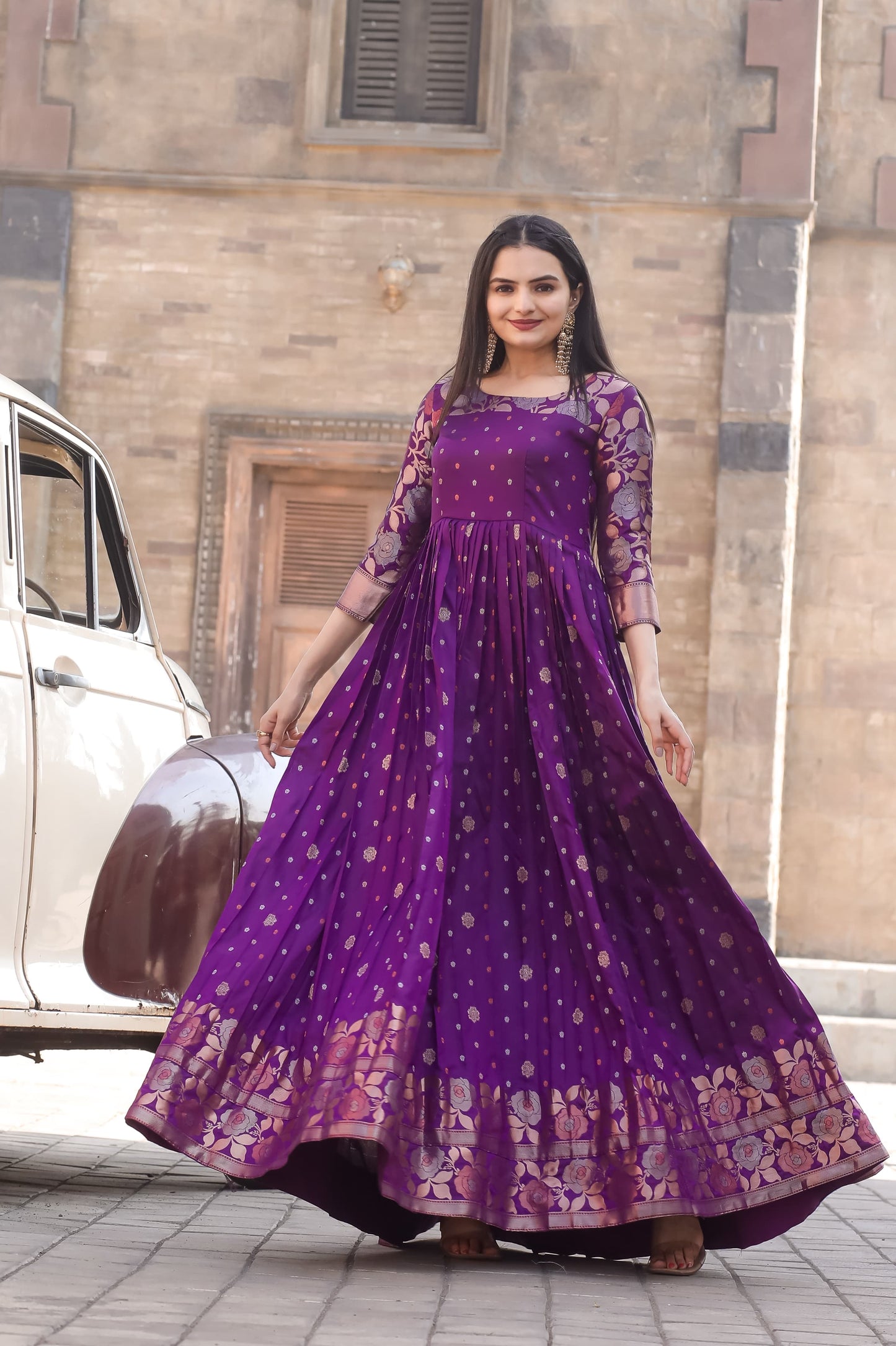 Latest Soft silk Gowns