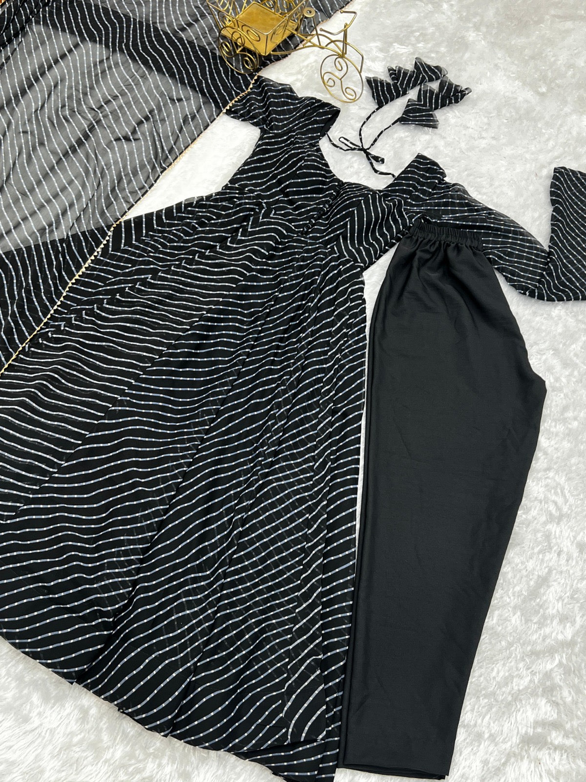 Laheriya Print Gowns fully Stitched
