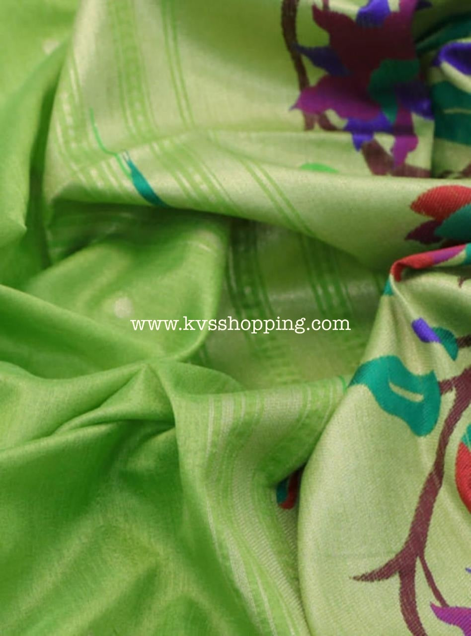 Meena Paithani Traditional Muniya sarees Classic (Celebrate inspired)