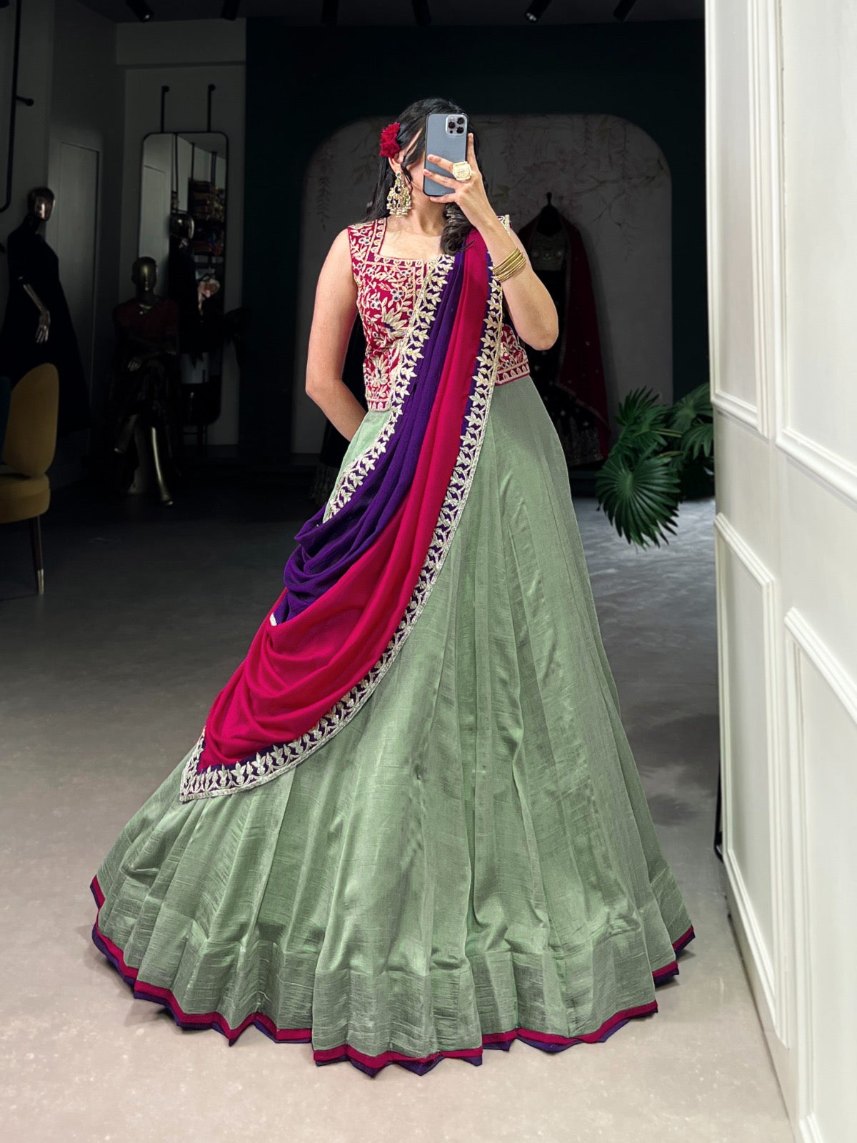Wedding Super Unique collection sequins Lehenga