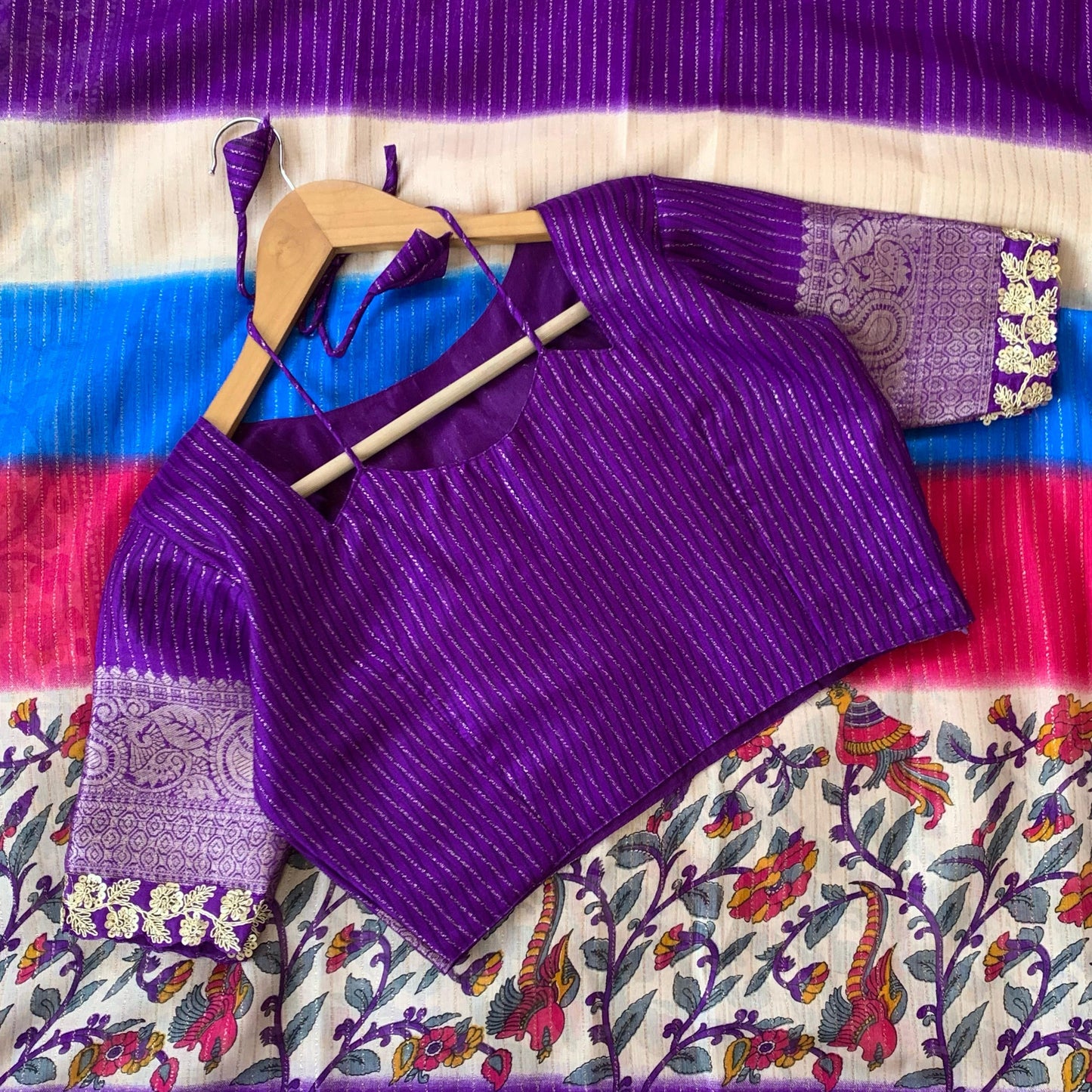 Rainbow π Saree Bollywood Style