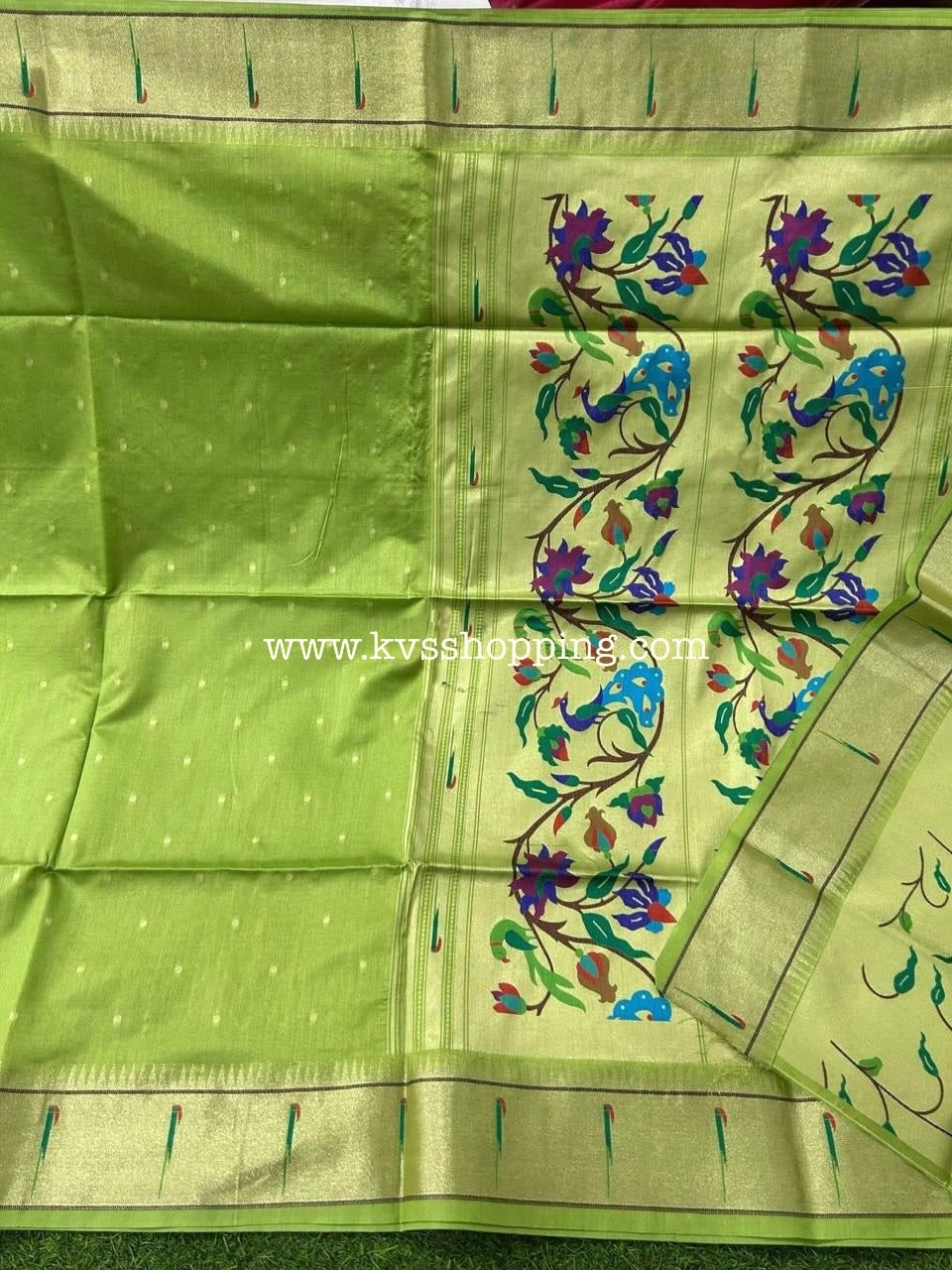 Meena Paithani Traditional Muniya sarees Classic (Celebrate inspired)