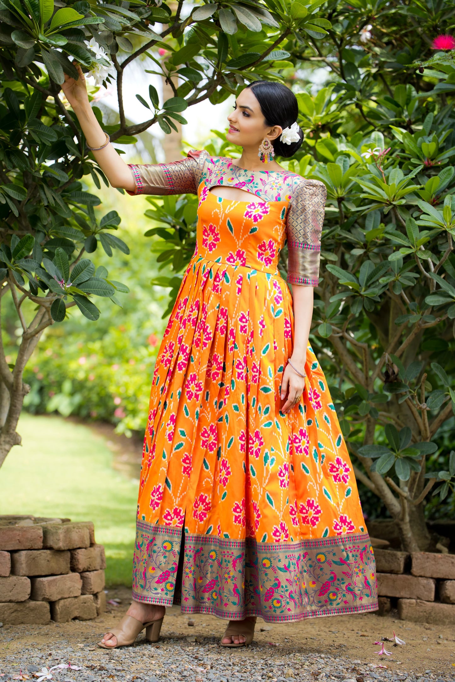 Soft Silk Weaving Gown