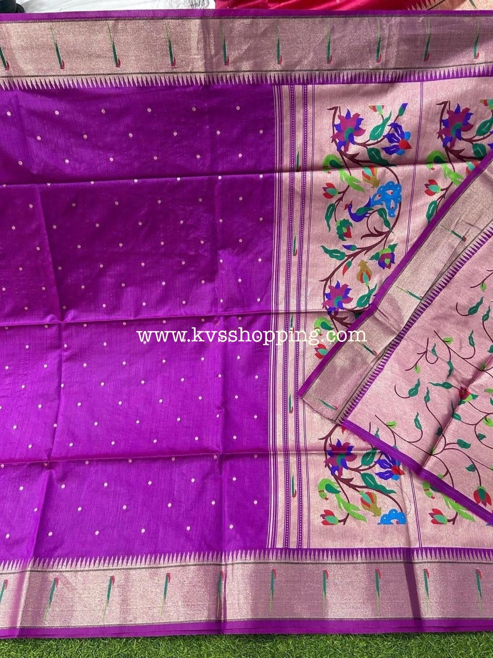 Meena Paithani Traditional Muniya sarees Classic (Celebrate inspired)