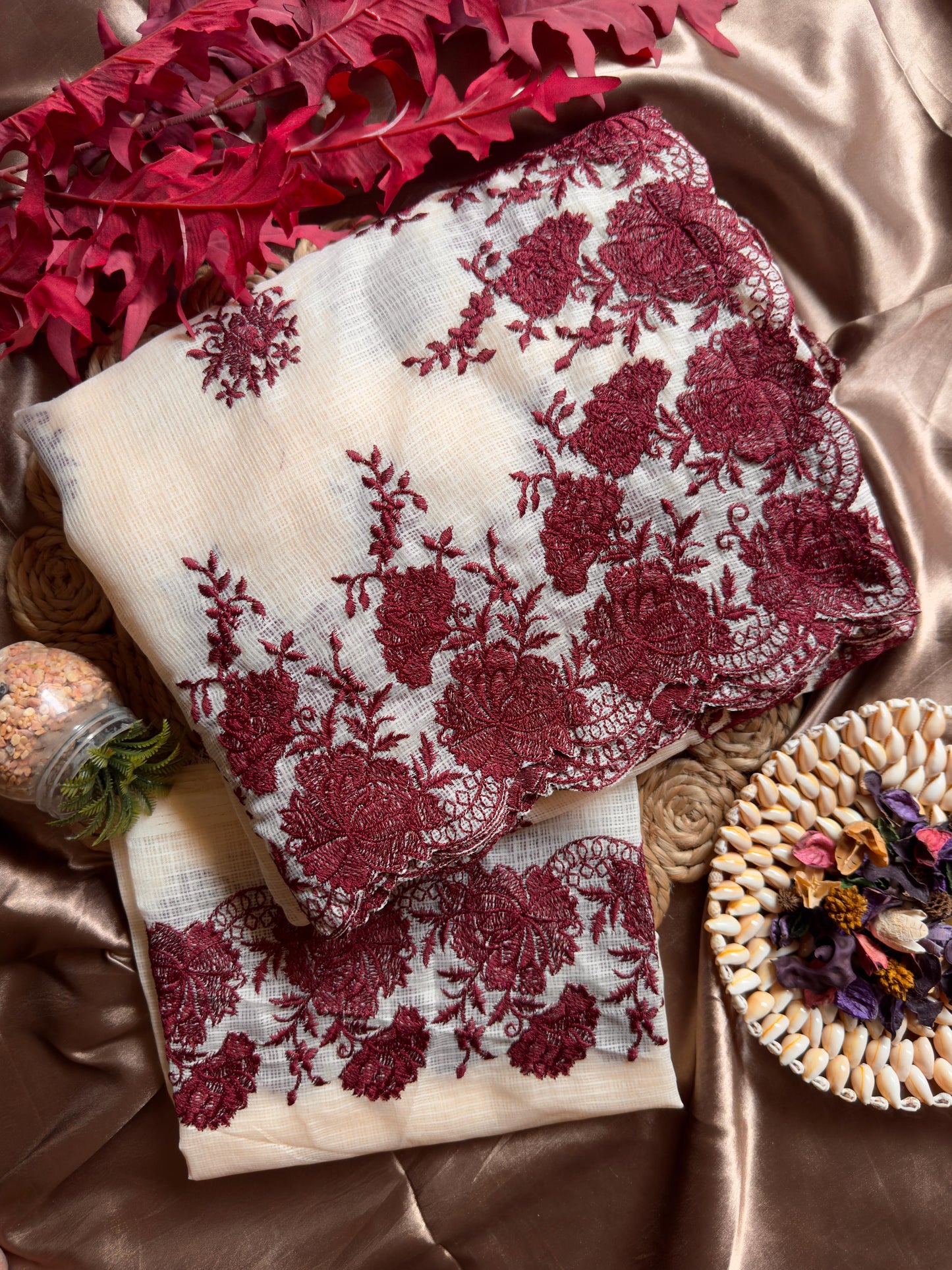 Kota cutwork budget sarees
