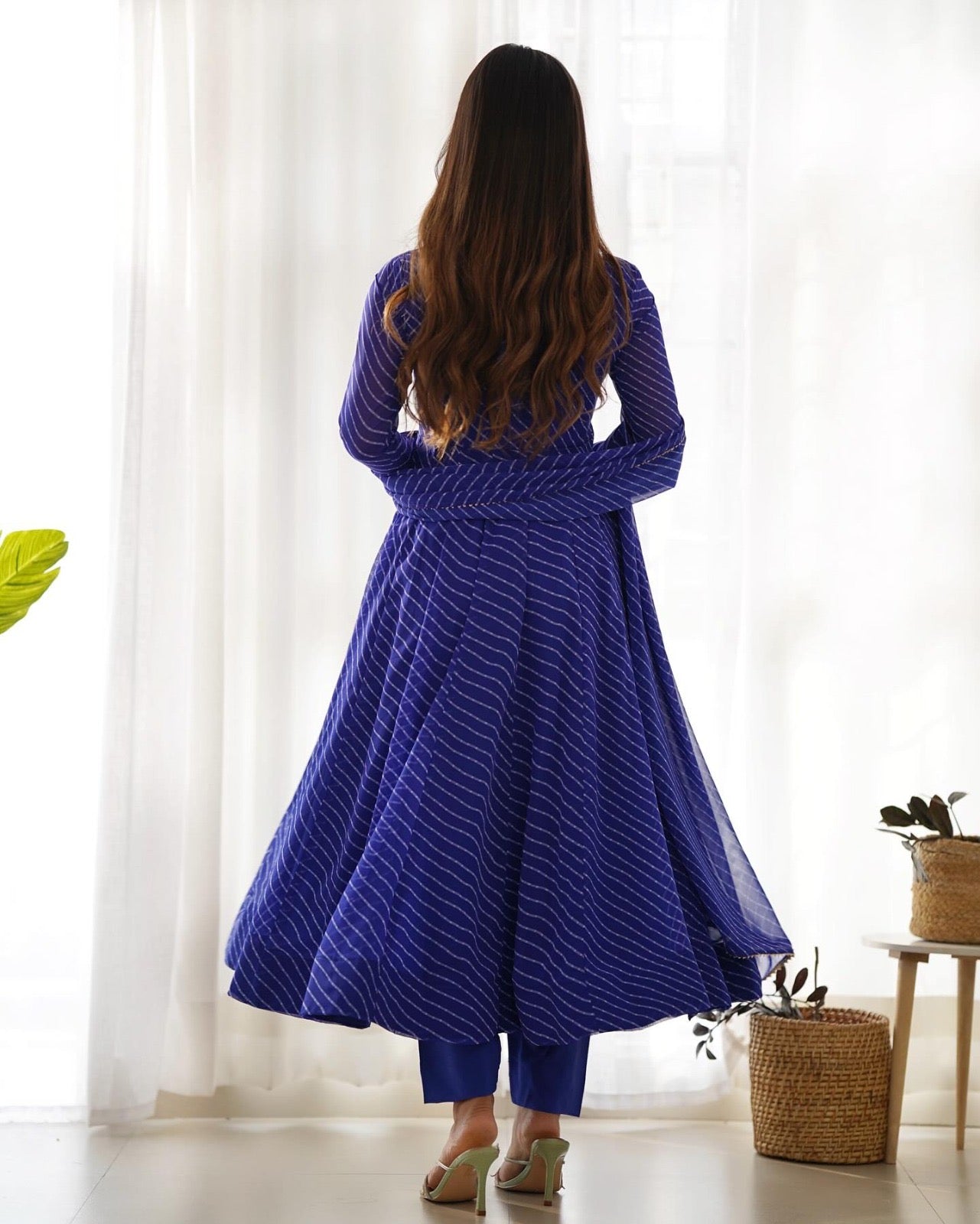 Laheriya Print Gowns fully Stitched