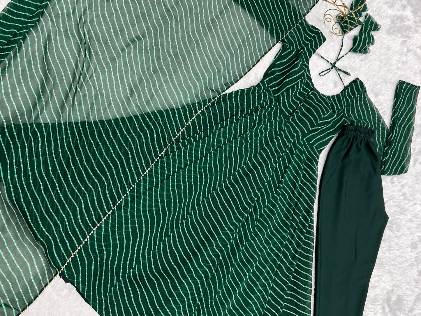Laheriya Print Gowns fully Stitched