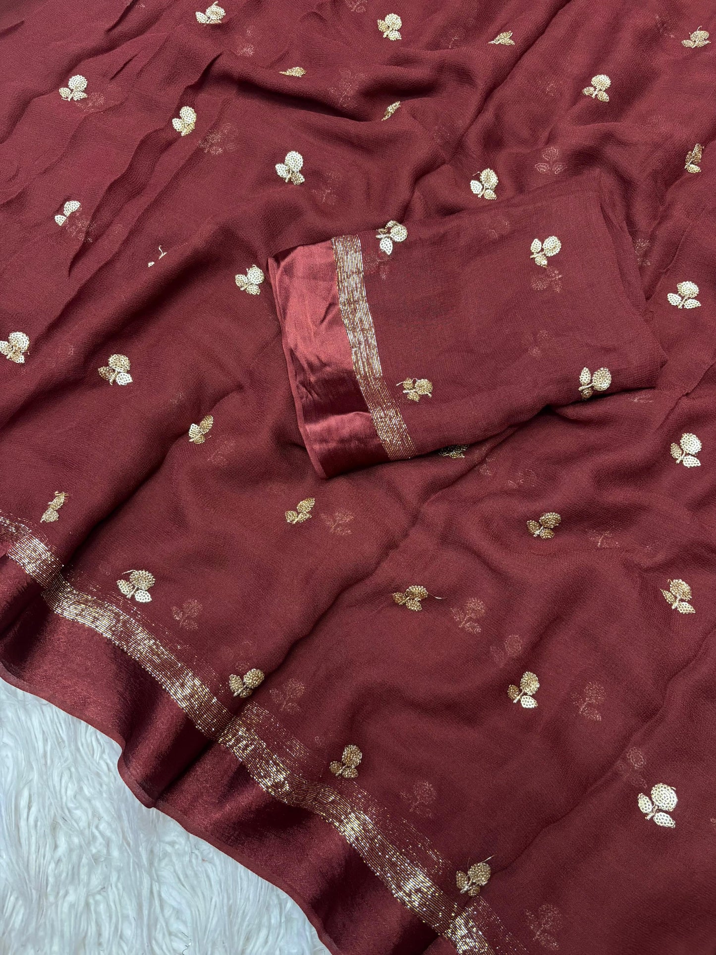 Budget saree visco georgette