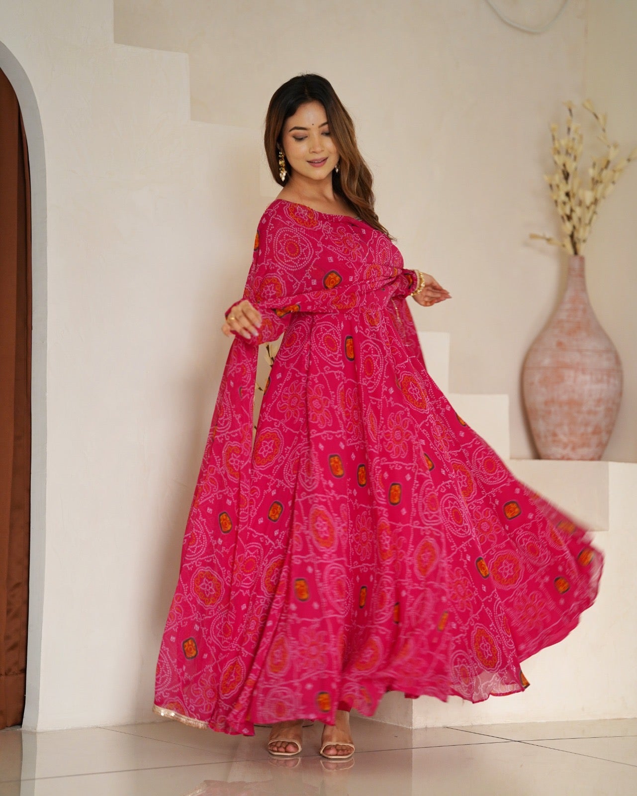 Full long frocks/ gowns chiffon