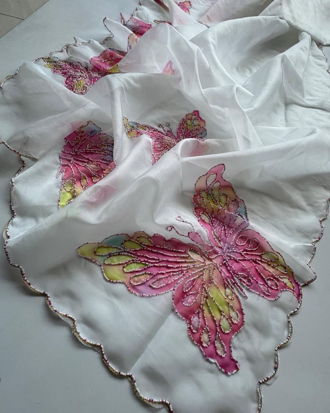 Butterfly Organza Sarees Budget