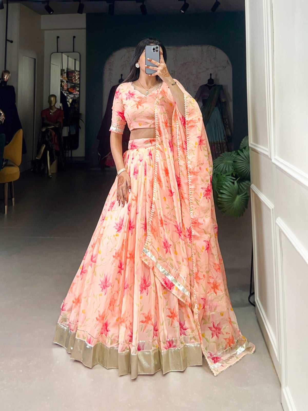 Wedding collection floral Lehengas