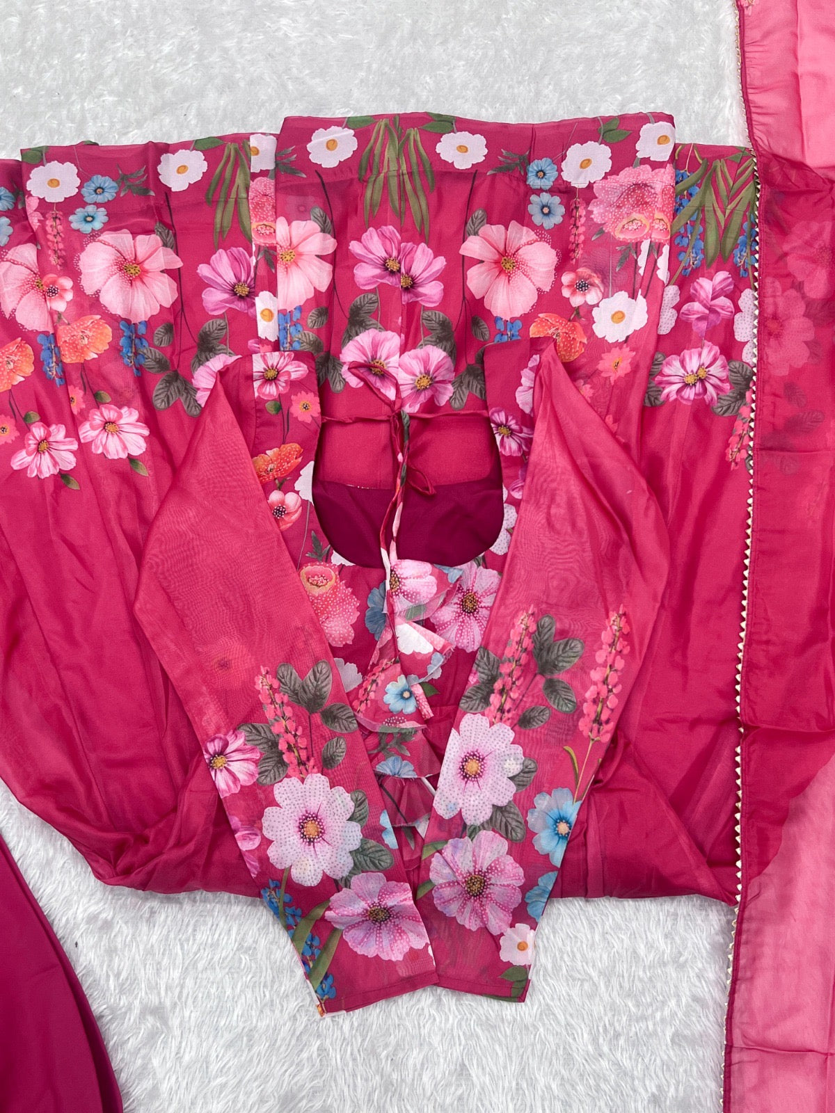 Anarkali Gown 3 Pieces Sets Floral Designer