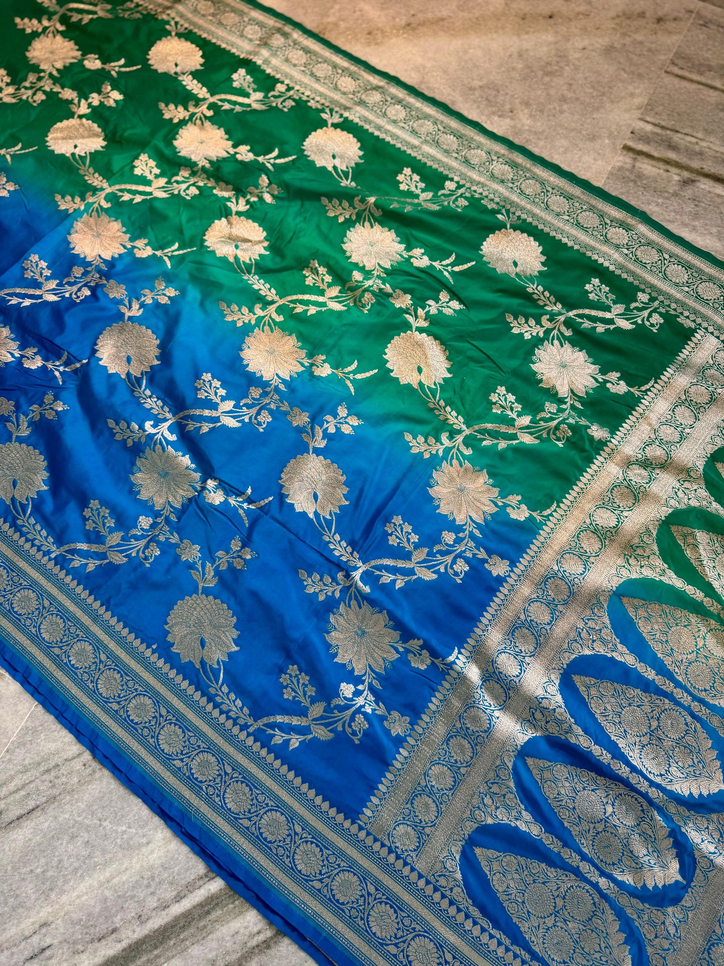 Pure Mashru Banarasi saree for festival