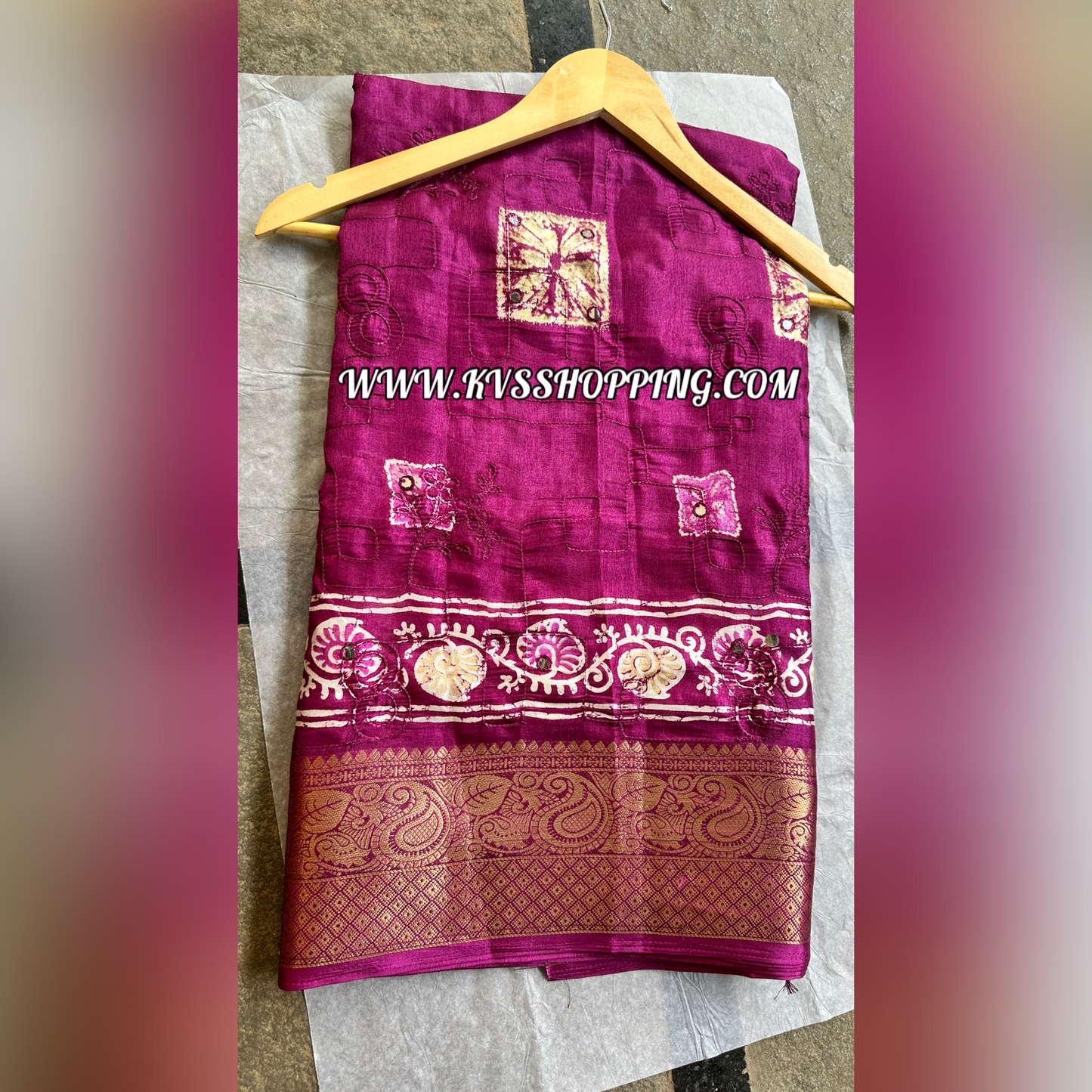 Shiobari With Bandhini soft Muslin Silk Budget saree (celebrate inspired)