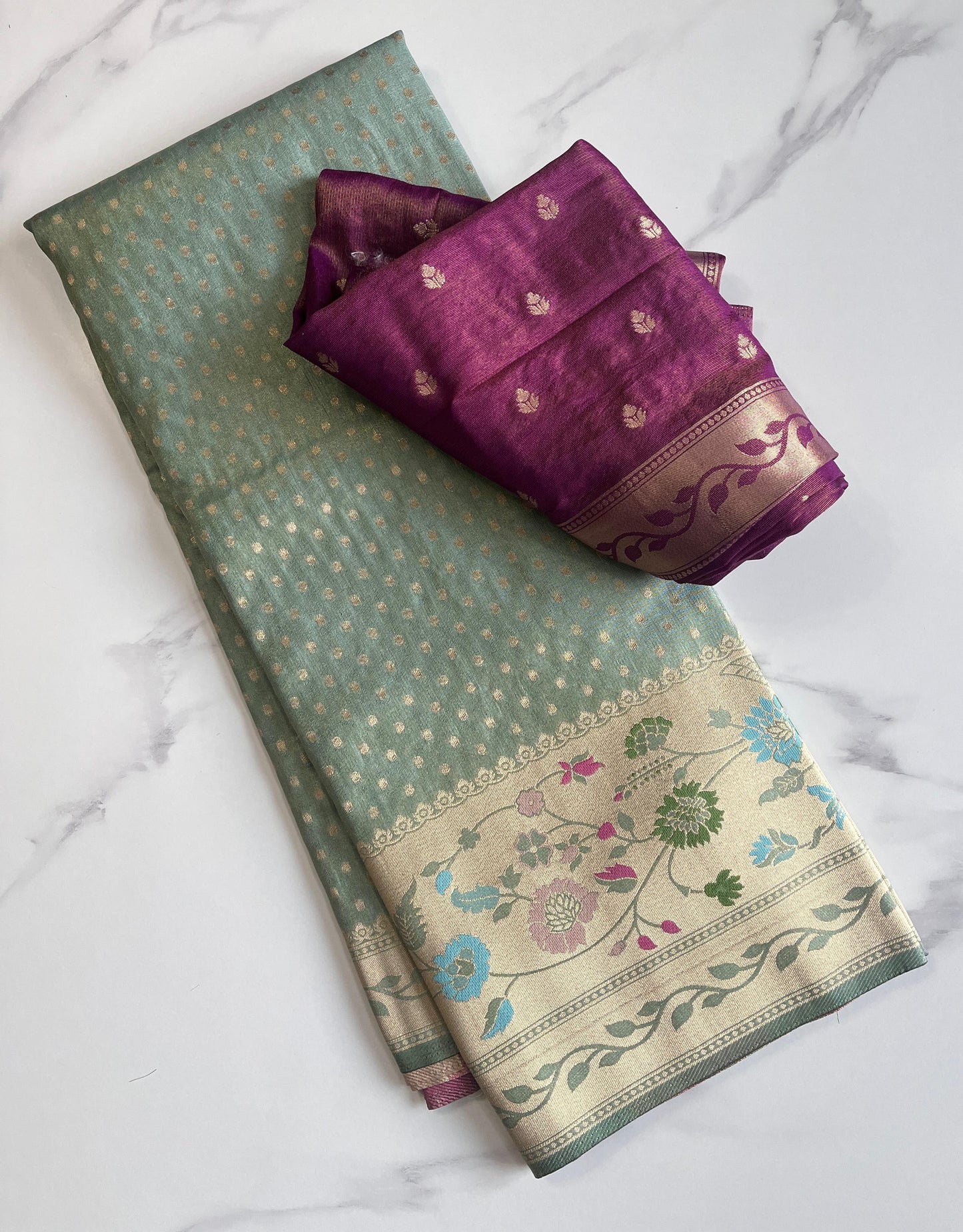 Classical Banarasi’s weaving Sarres