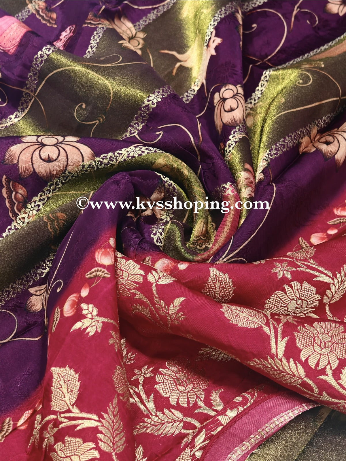 Pure Tissues Kalamkari luxe Saree (Celebrate Inspired)