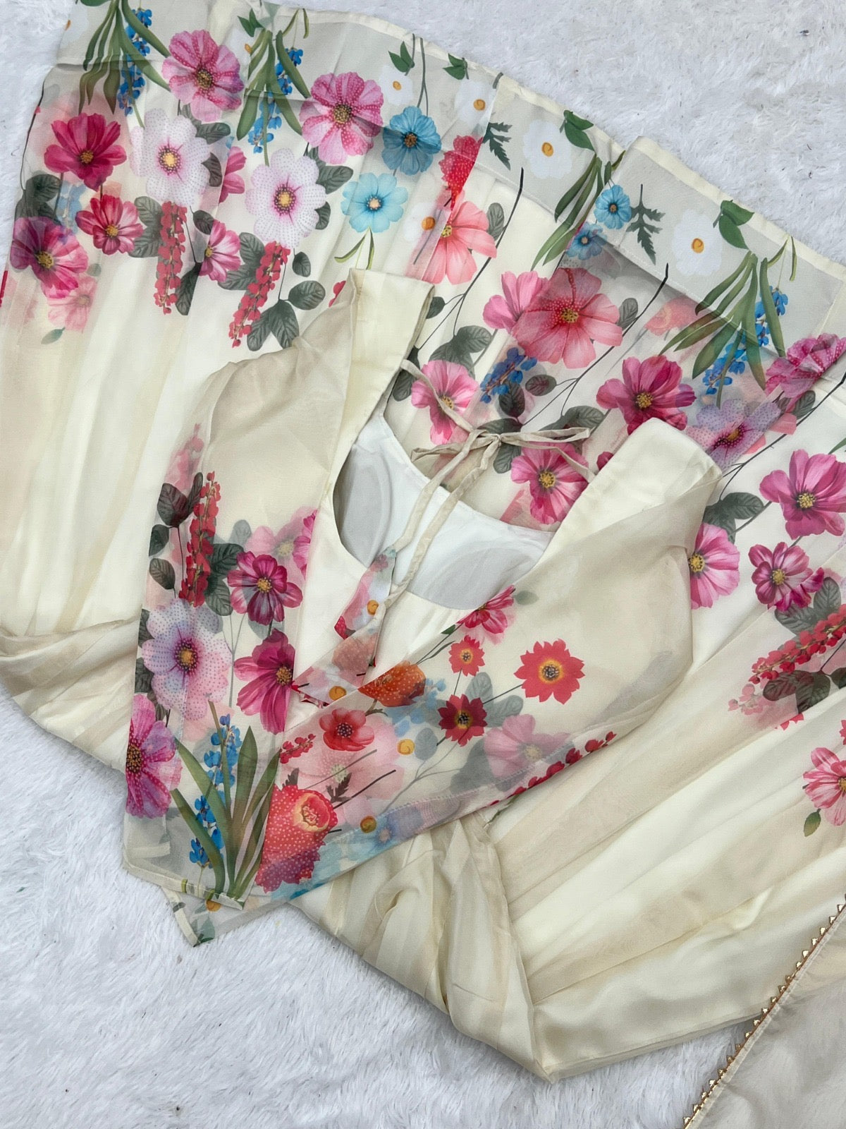 Anarkali Gown 3 Pieces Sets Floral Designer