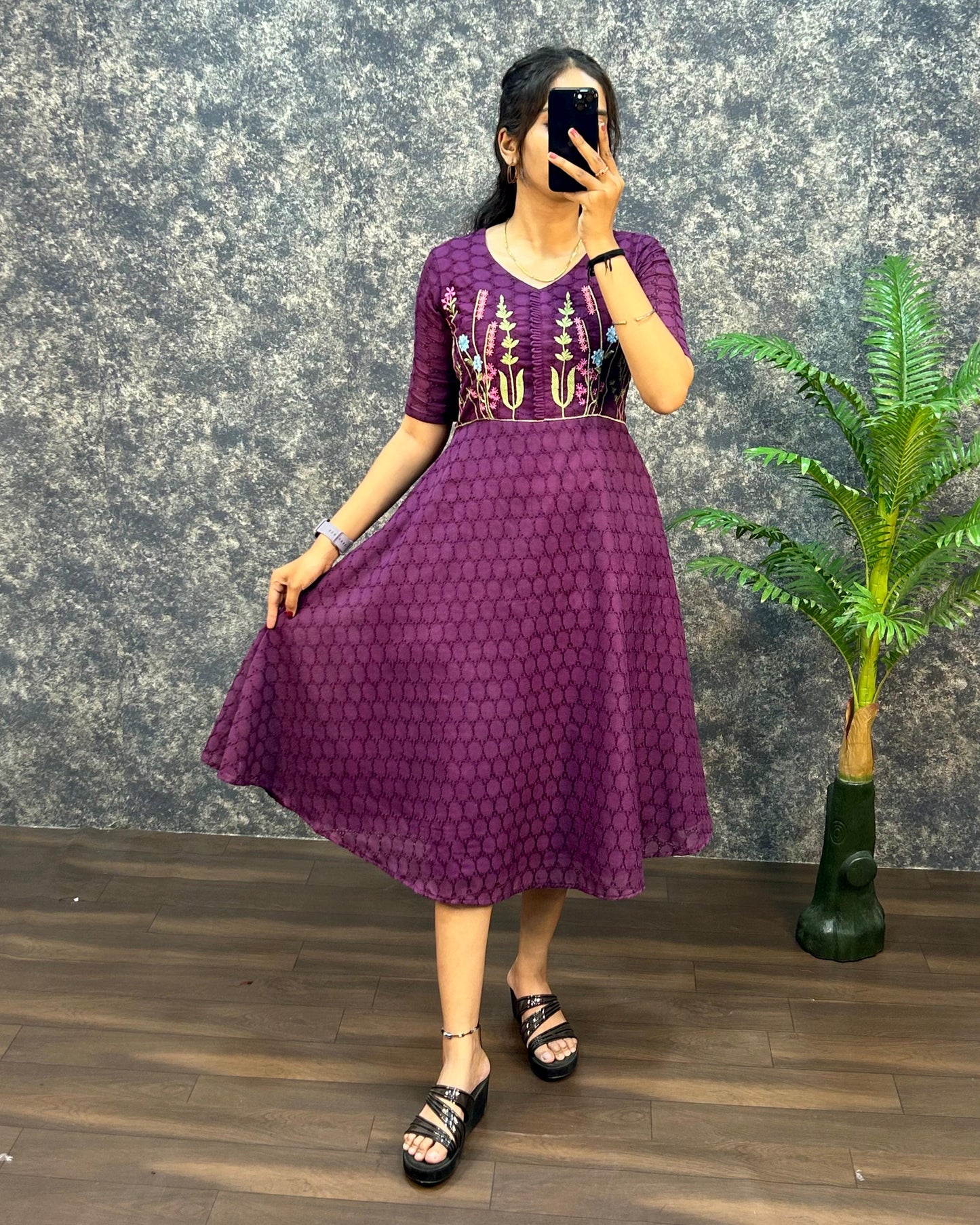 Hakoba embroidery gowns