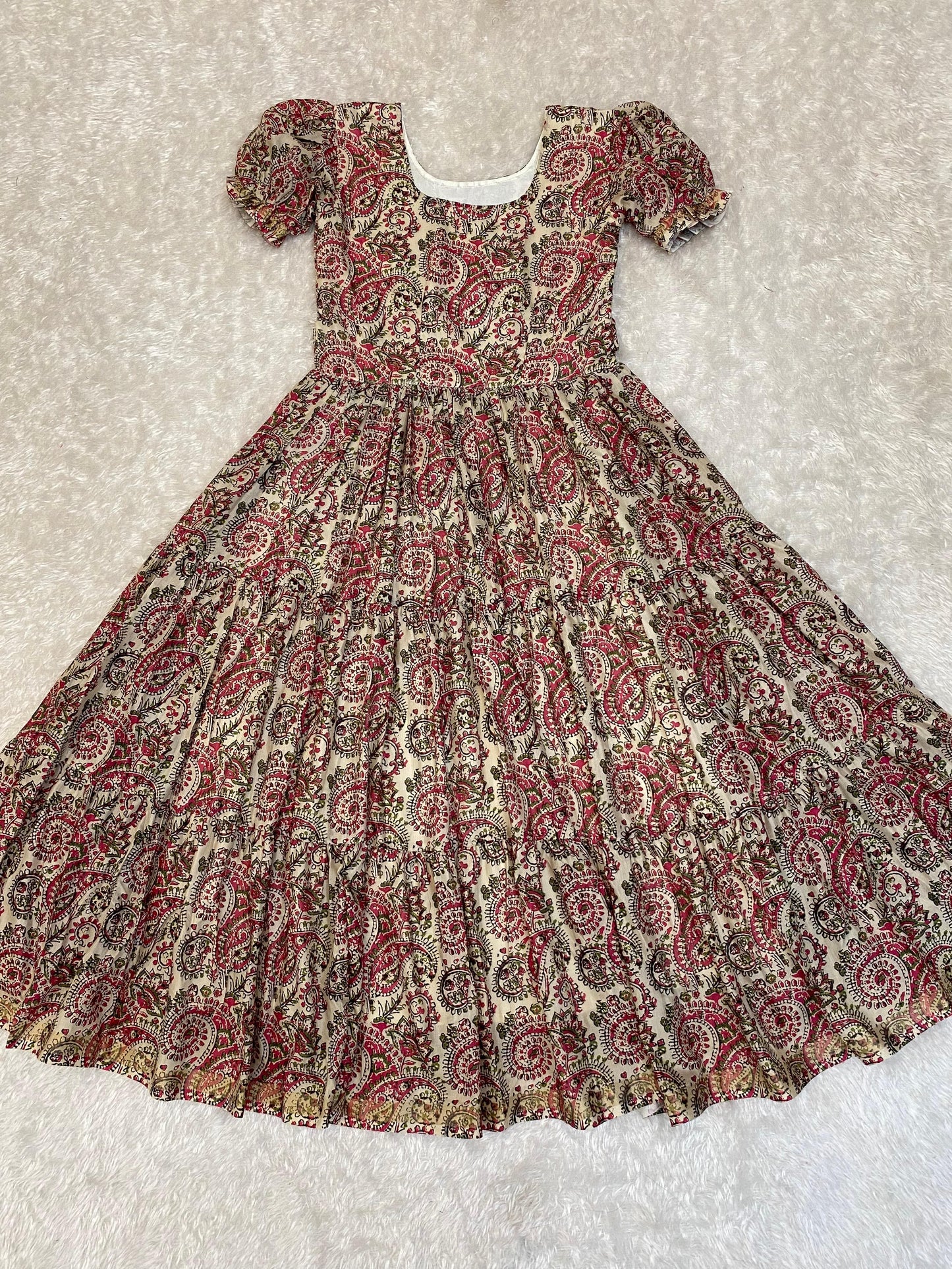 Cotton Silk Printed Gowns