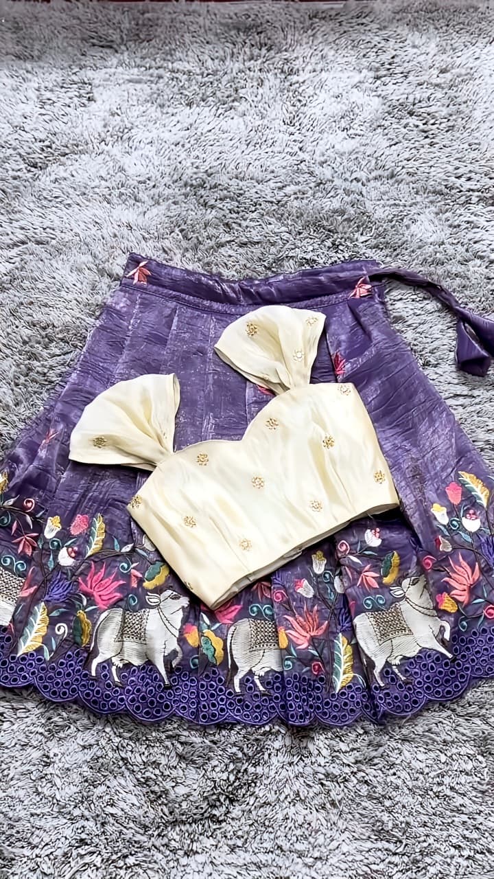 Kids fendy Lehenga sets