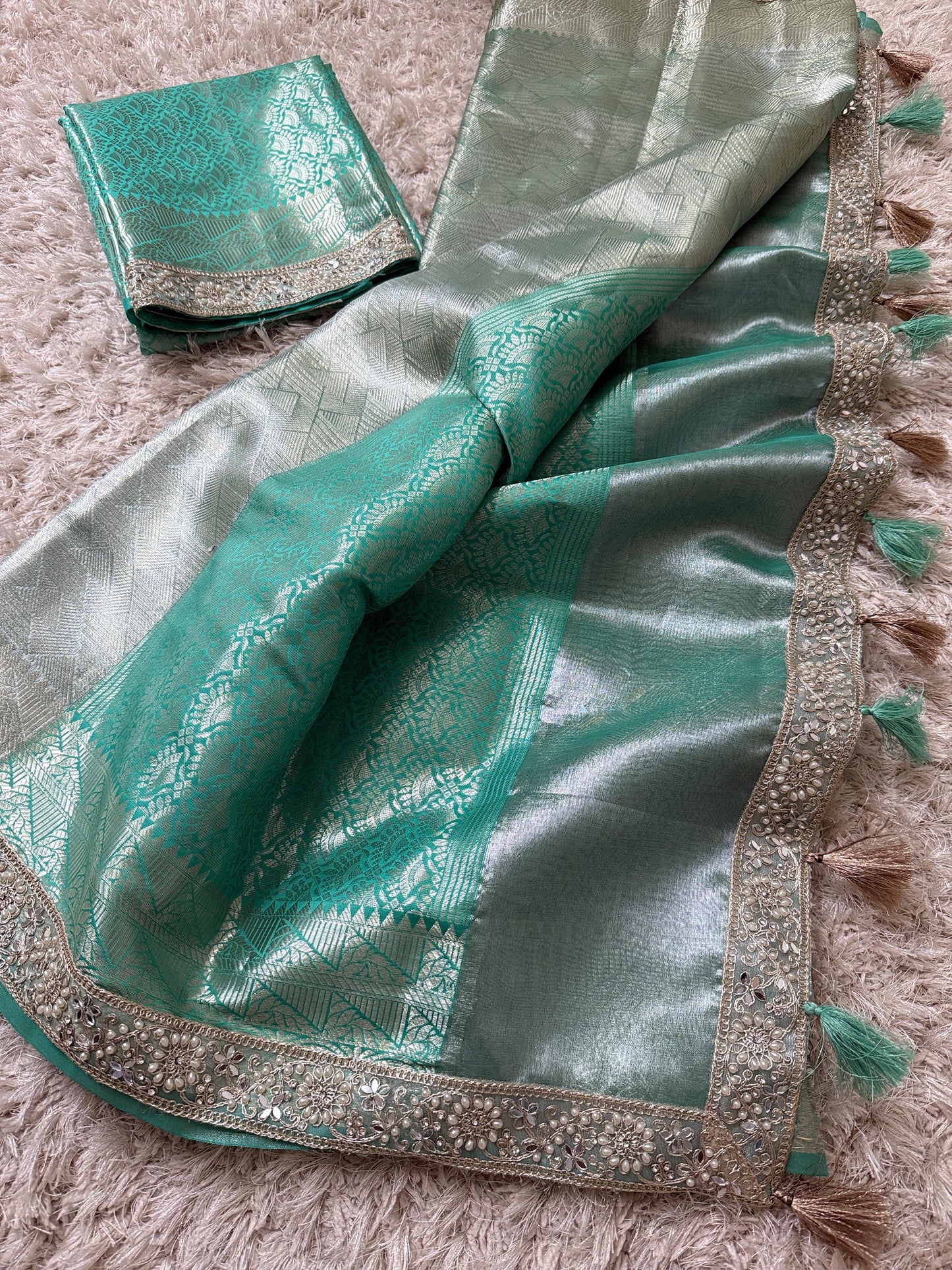 Kanjivaram bridal Katan tissue classic sarees