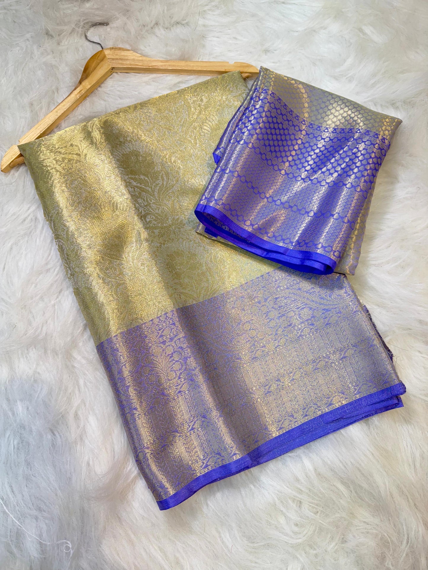 Banarasi Pastel soft tissue sarees