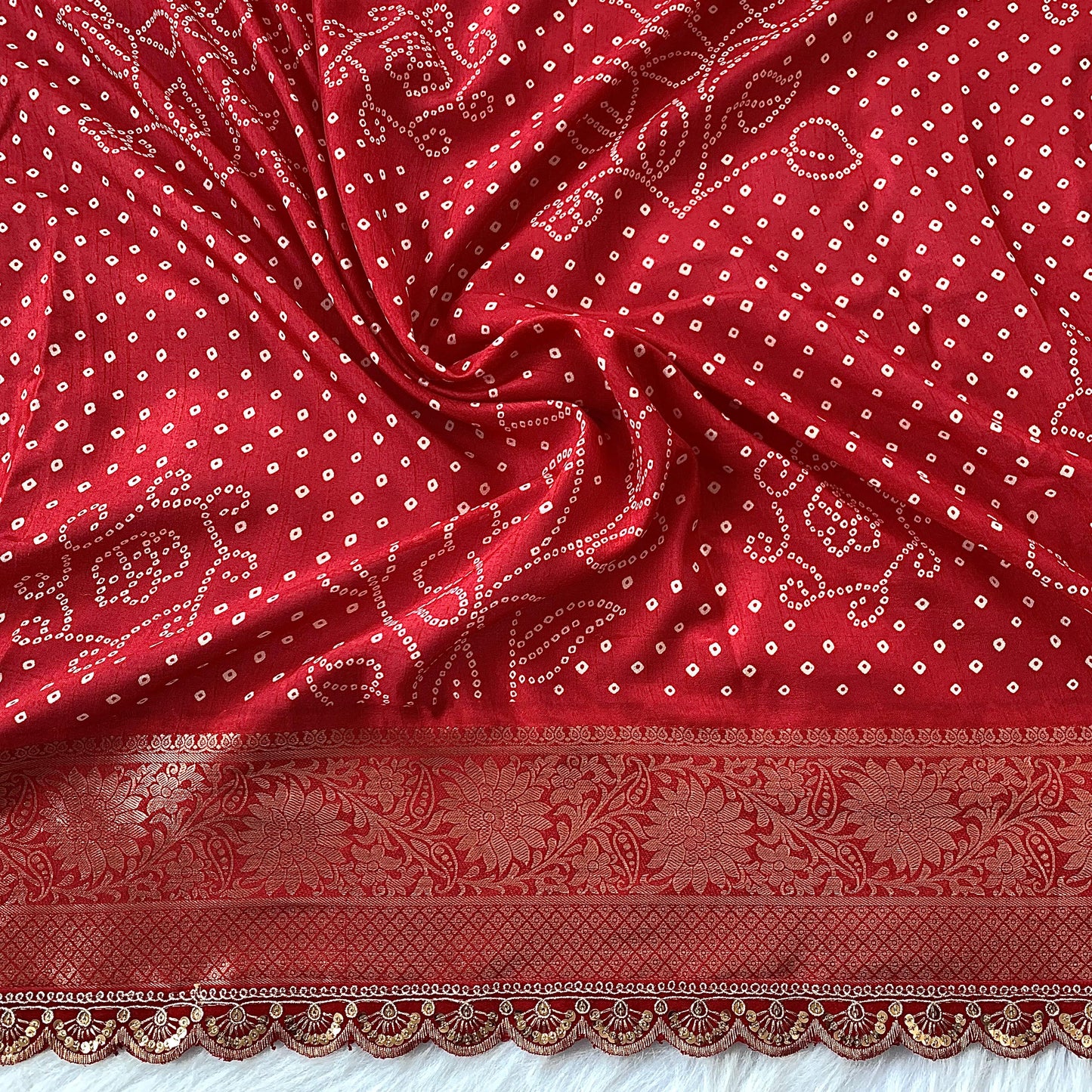 Dola silk Desginer Saree with stitched Blosue