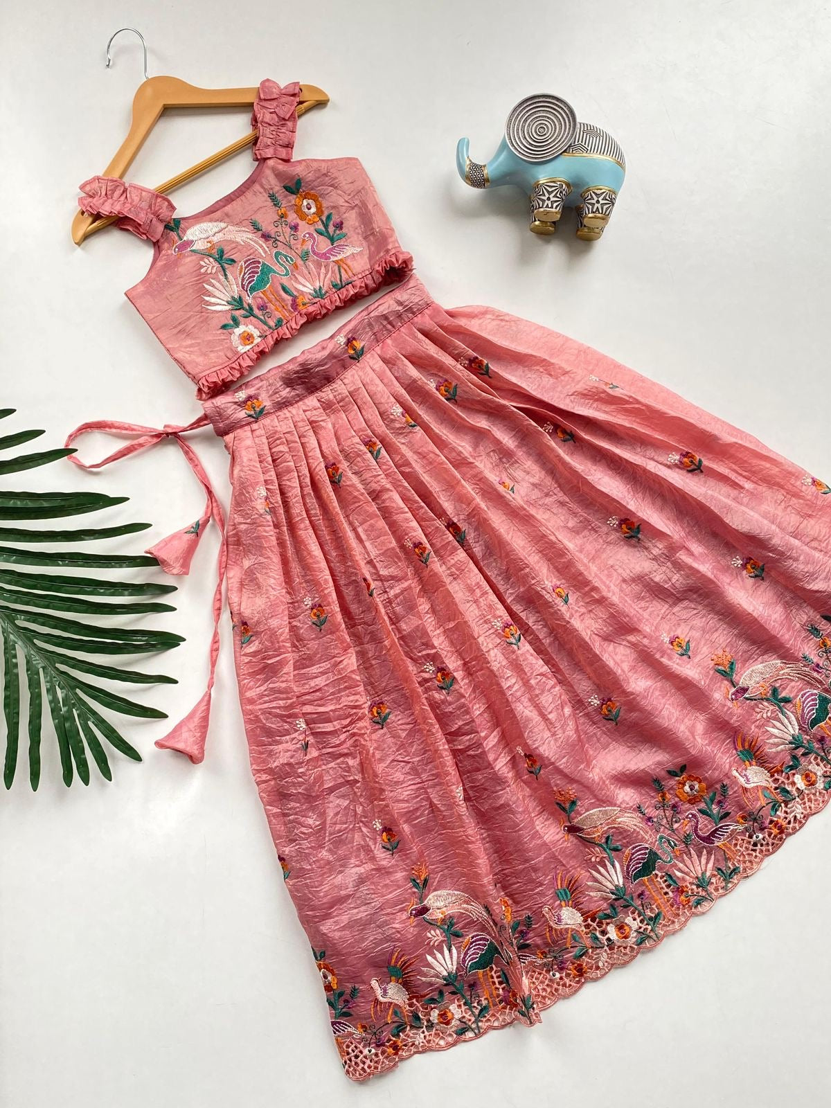 Kids Crop top /Lehenga sets For Party wear