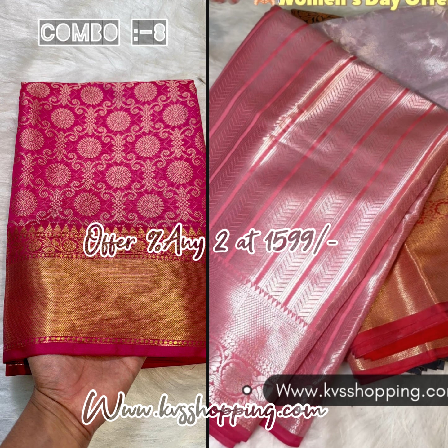 Pick any 2 Sareea at 1599/- Banarasi